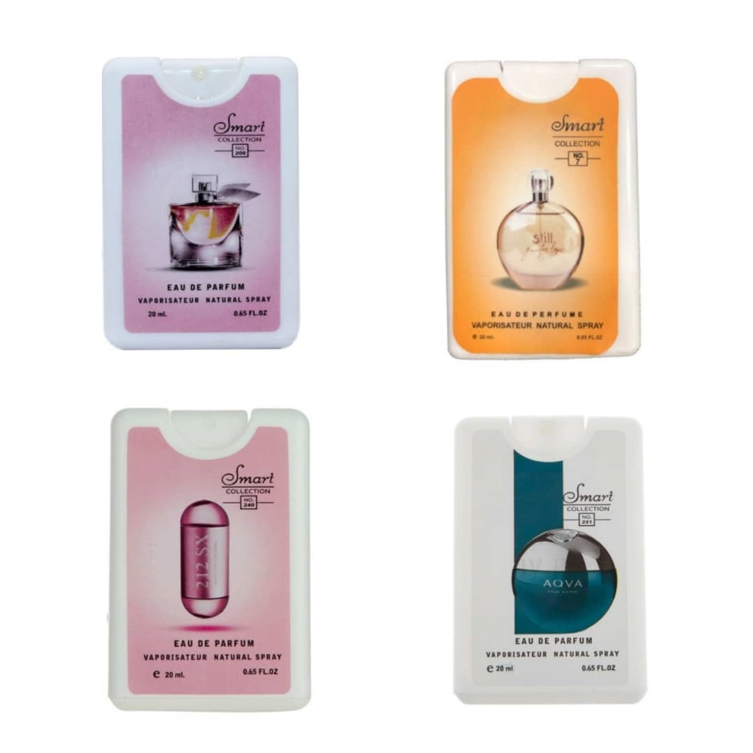 عطر جیبی زنانه اسمارت کالکشن مدل لاوی اکوا استیل اس ایکس حجم 20 میلی لیتر بسته 4 عددی