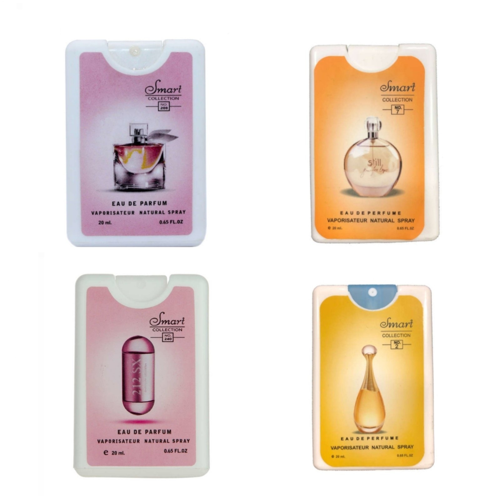 عطر جیبی زنانه اسمارت کالکشن مدل لاوی دیور استیل اس ایکس حجم 20 میلی لیتر بسته 4 عددی