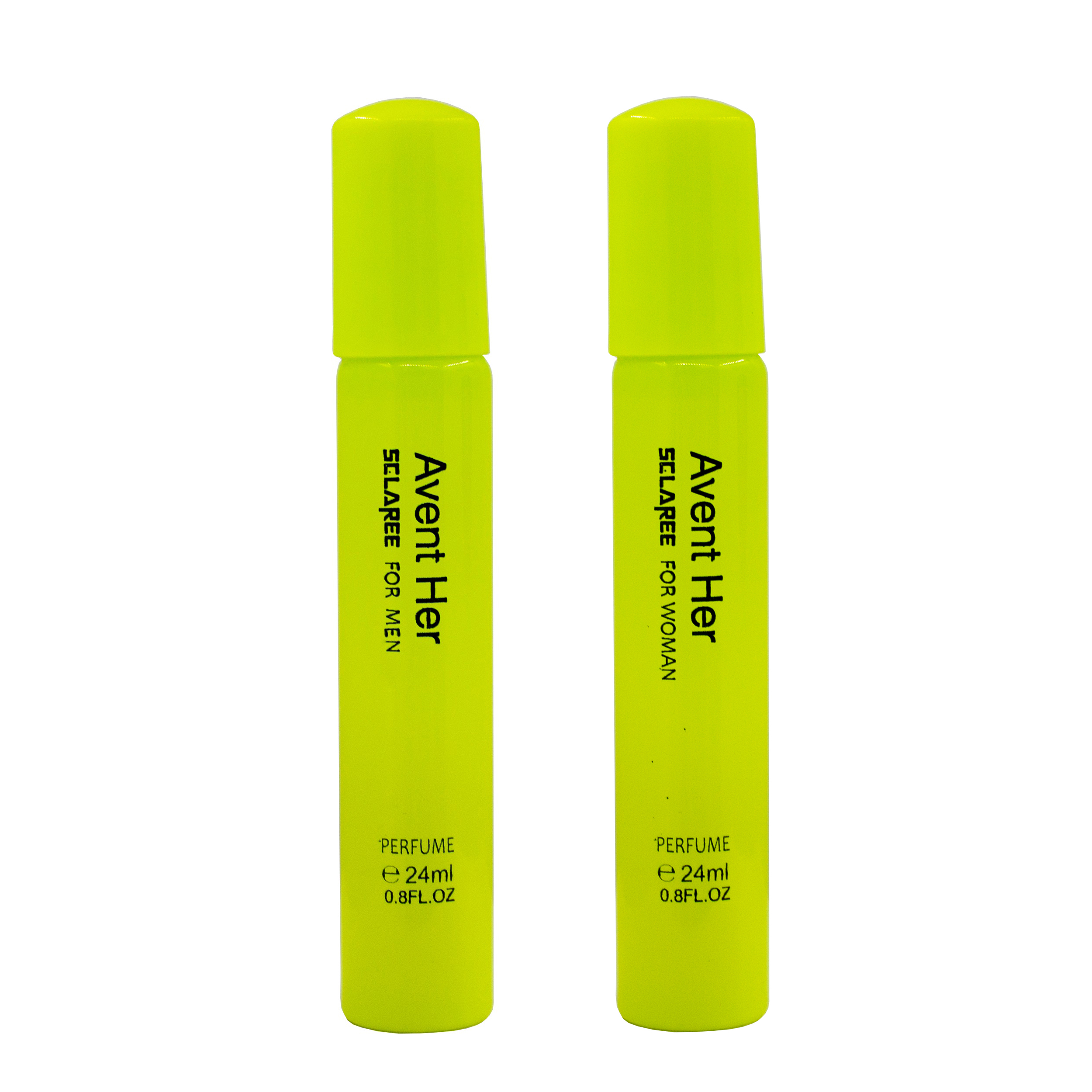 عطر جیبی زنانه اسکلاره مدل avent her حجم 24 میلی لیتر به همراه عطر جیبی مردانه اسکلاره مدل avent her حجم 24 میلی لیتر