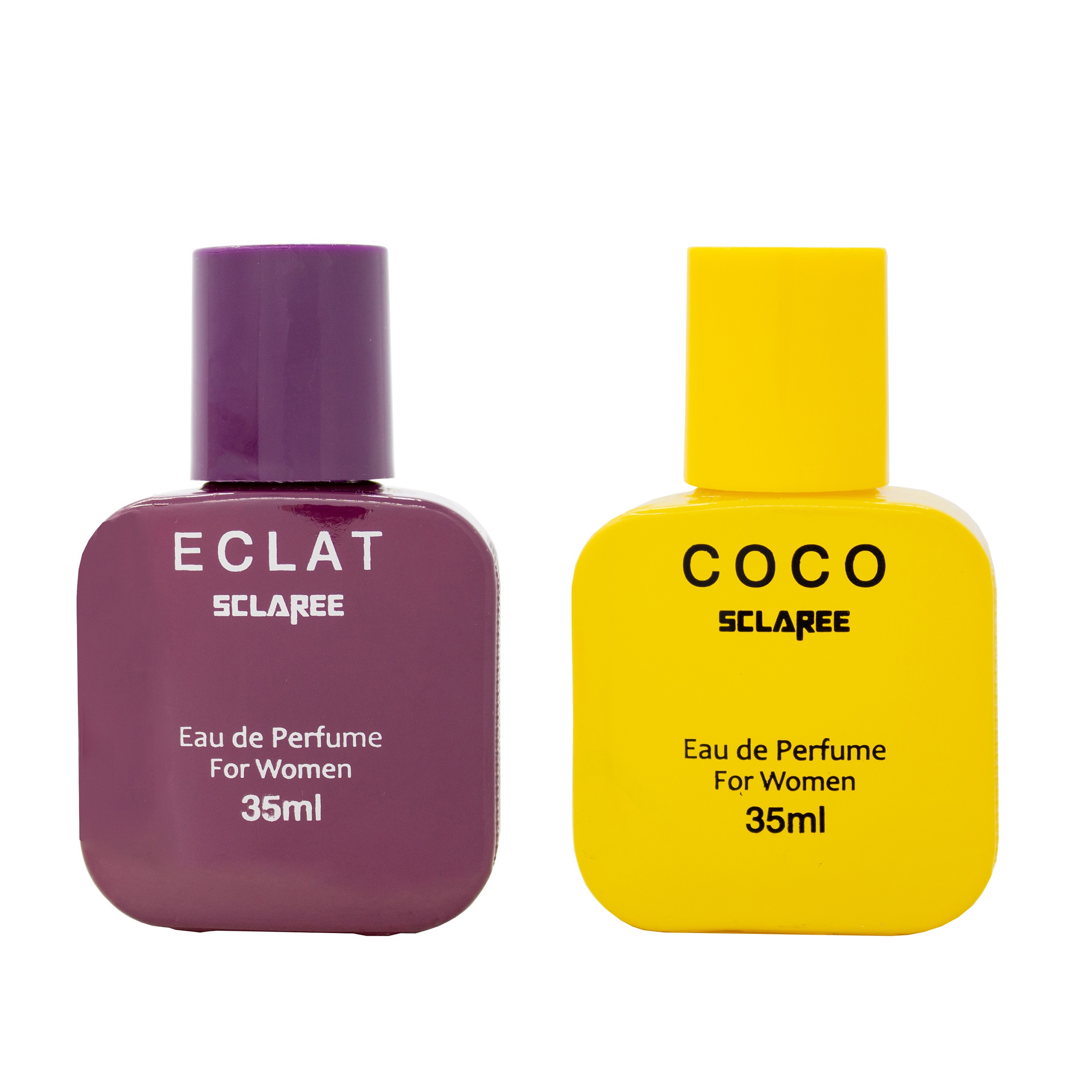 عطر جیبی زنانه اسکلاره مدل coco حجم 35 میلی لیتر به همراه عطر جیبی زنانه اسکلاره مدل eclat