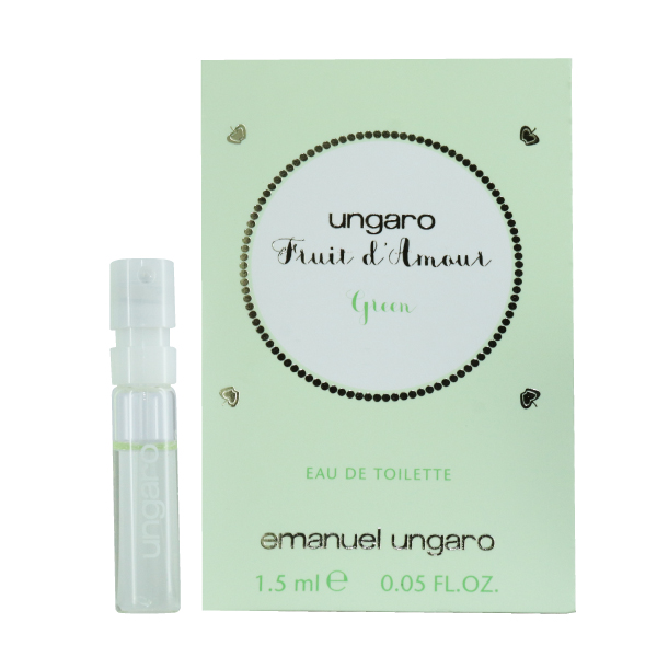 عطر جیبی زنانه امانویل اونگارو مدل fruit damour green حجم 1.5 میلی لیتر