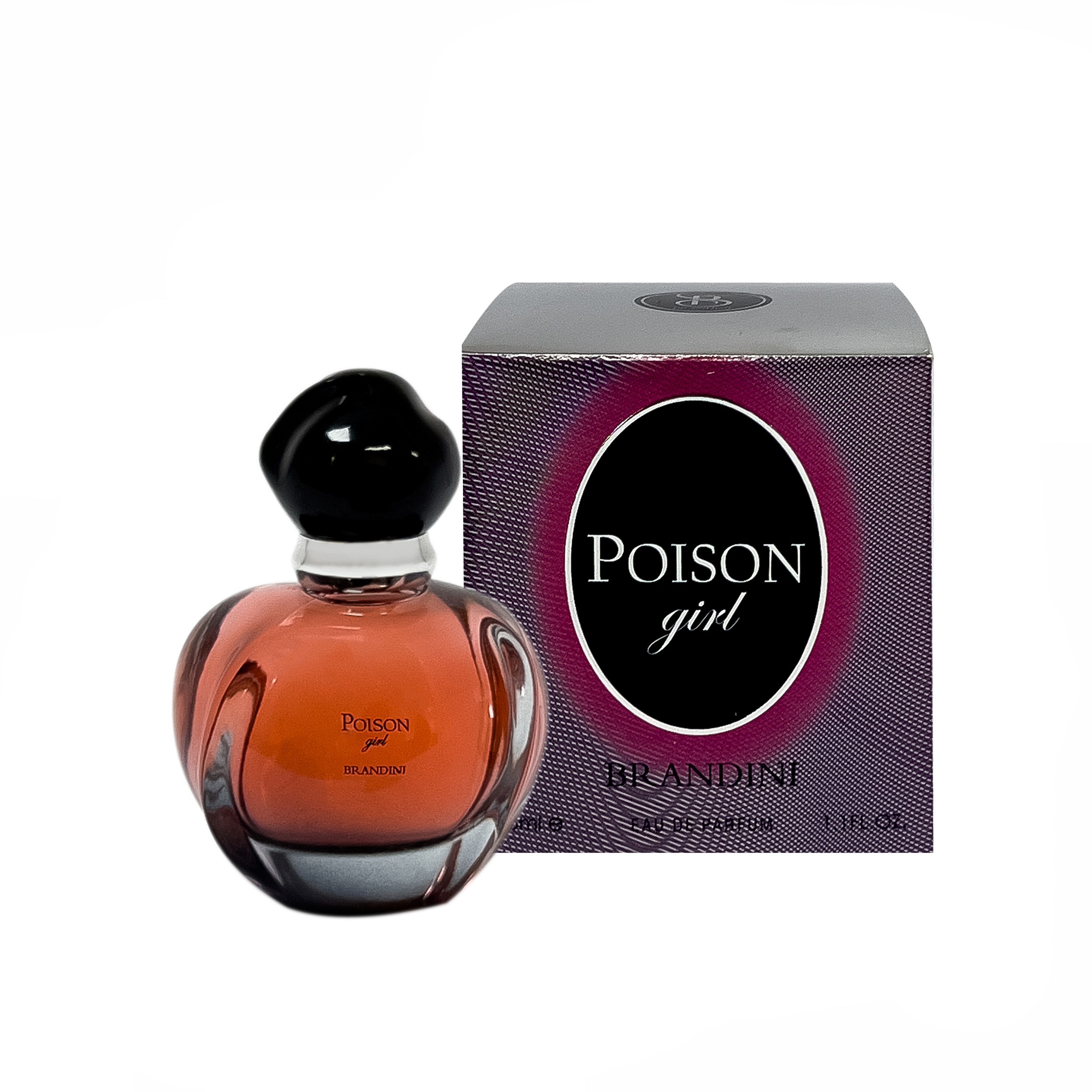 عطر جیبی زنانه برندینی مدل poison girl حجم 33 میلی لیتر