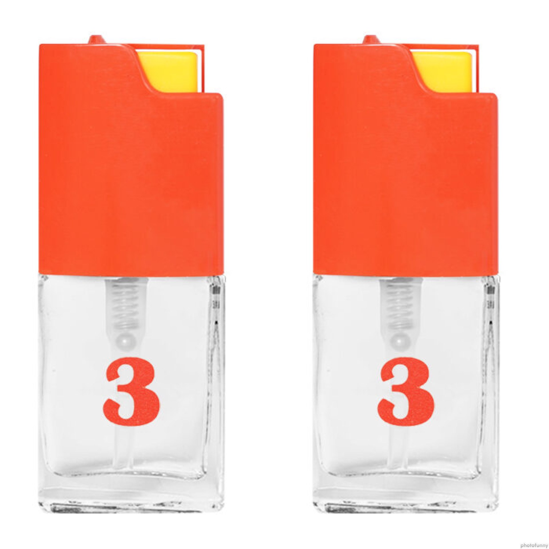 عطر جیبی زنانه بیک شماره 3 حجم 7.5 میلی لیتر بسته دو عددی