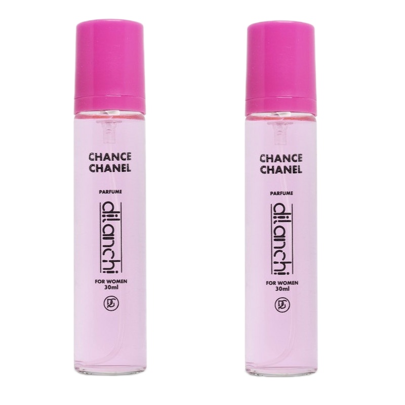 عطر جیبی زنانه دیلانچی مدل chanel chance حجم 30 میلی لیتر بسته دو عددی