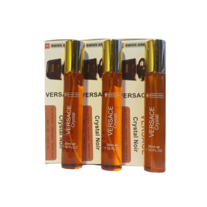 عطر جیبی زنانه سوئیس آرمی مدل crystal noir حجم 35 میلی لیتر مجموعه 3 عددی