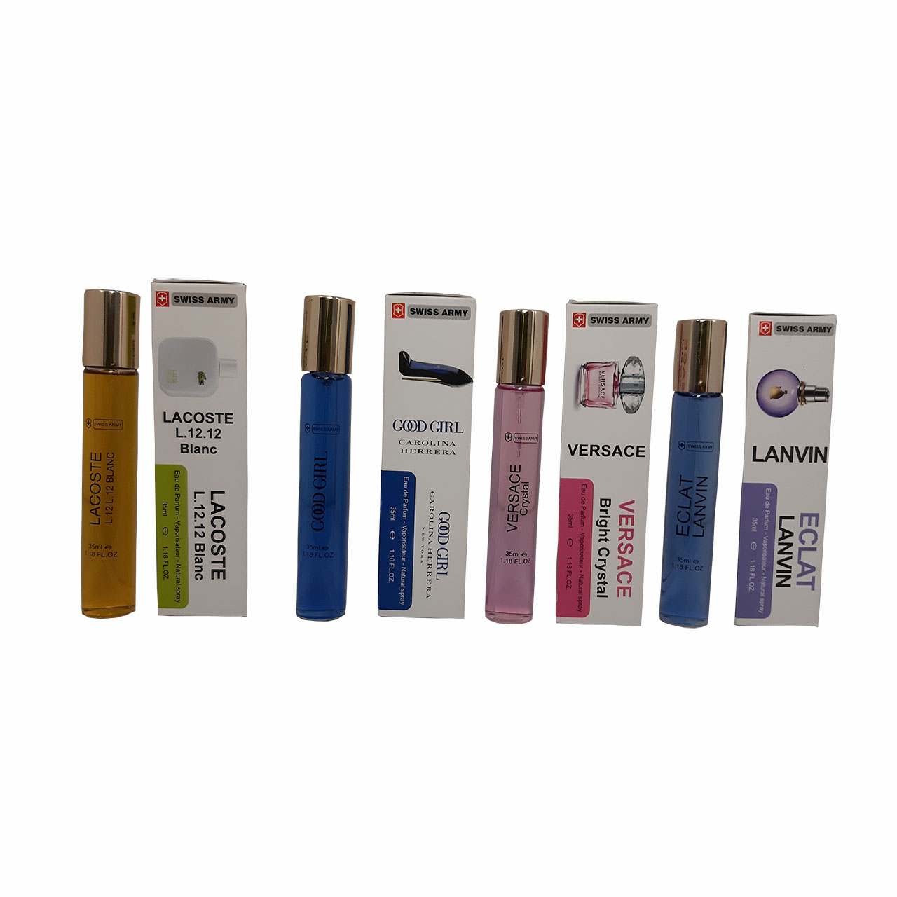 عطر جیبی زنانه سوئیس آرمی مدل p4 حجم 35 میلی لیتر بسته 4 عددی