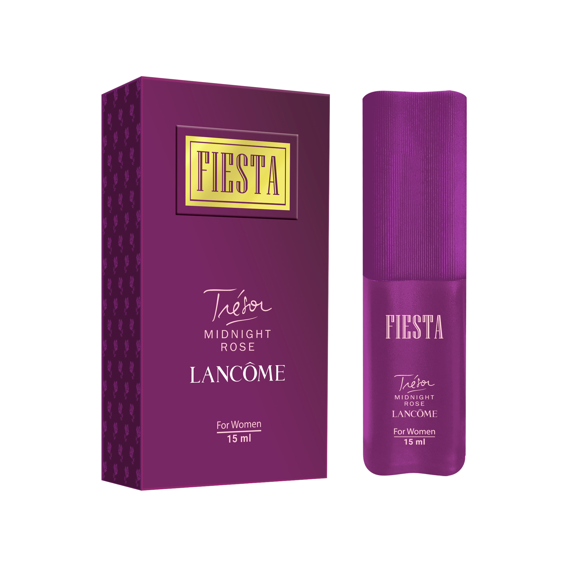 عطر جیبی زنانه فیستا مدل lancome tresor midnight rose حجم 15 میلی لیتر