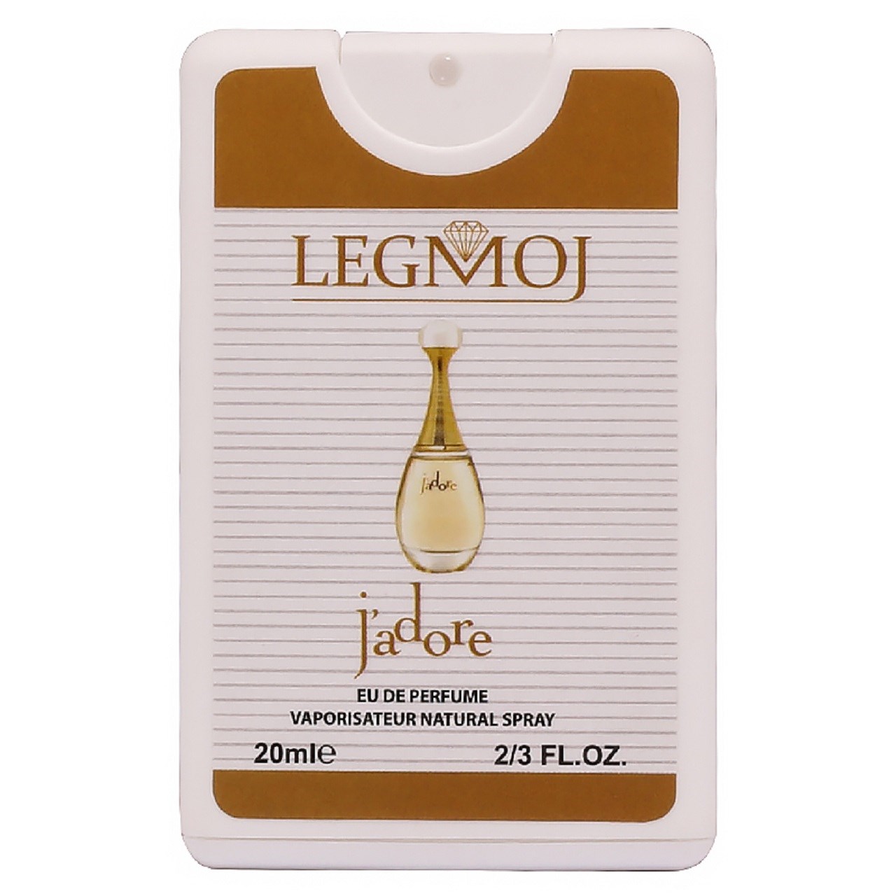عطر جیبی زنانه لگموج مدل jadore حجم 20 میلی لیتر