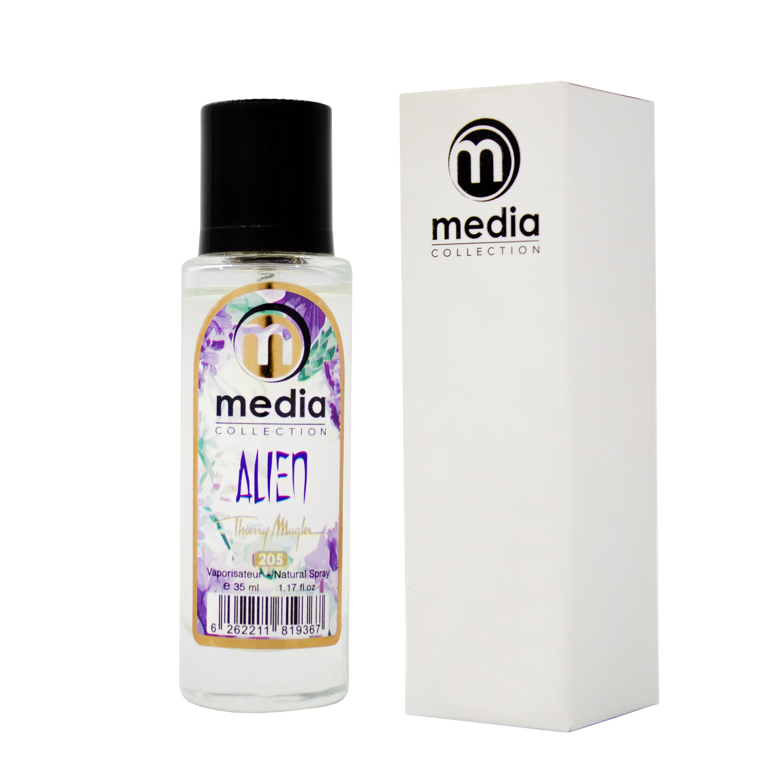 عطر جیبی زنانه مدیا مدل alien حجم 35 میلی لیتر