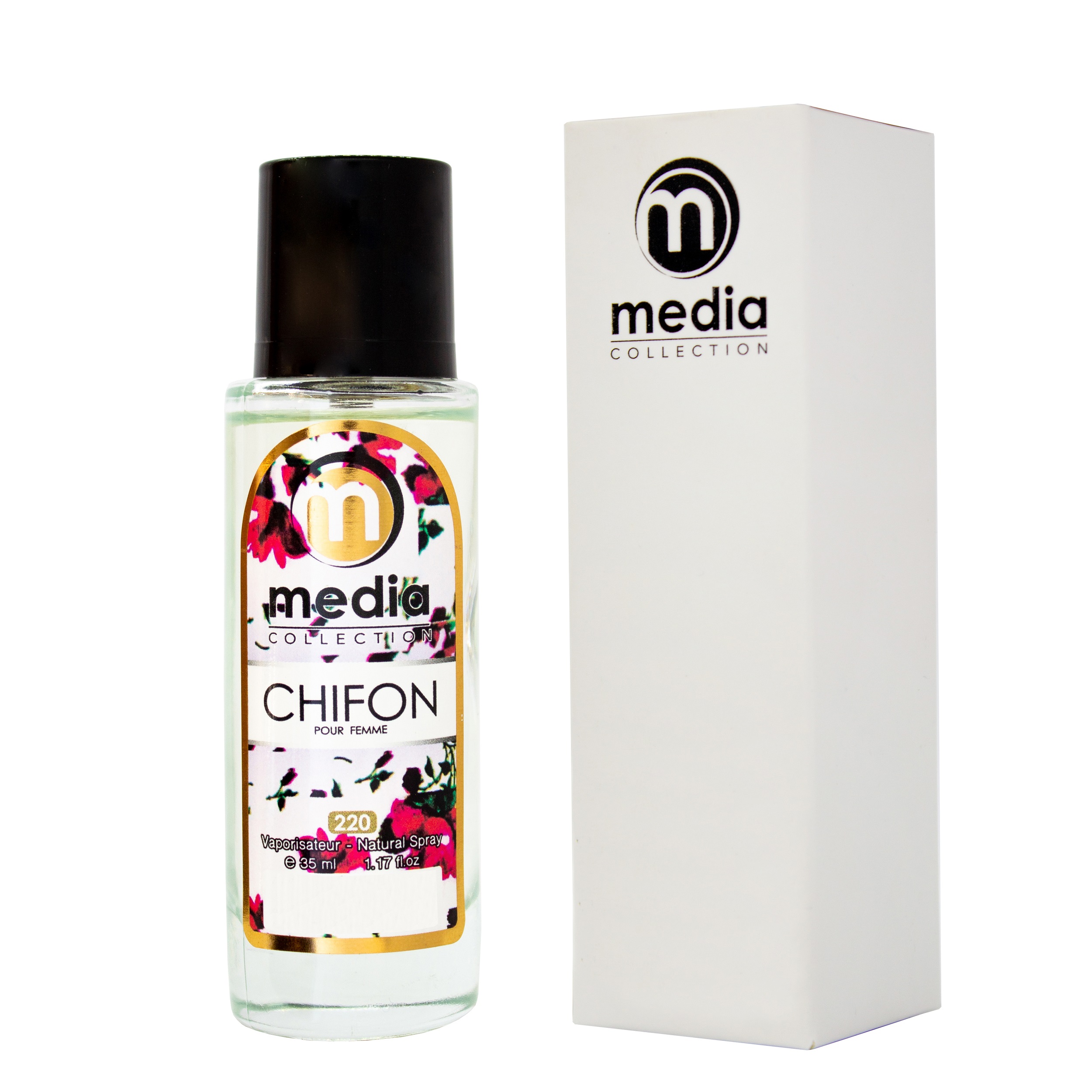 عطر جیبی زنانه مدیا مدل chiphon حجم 35 میلی لیتر