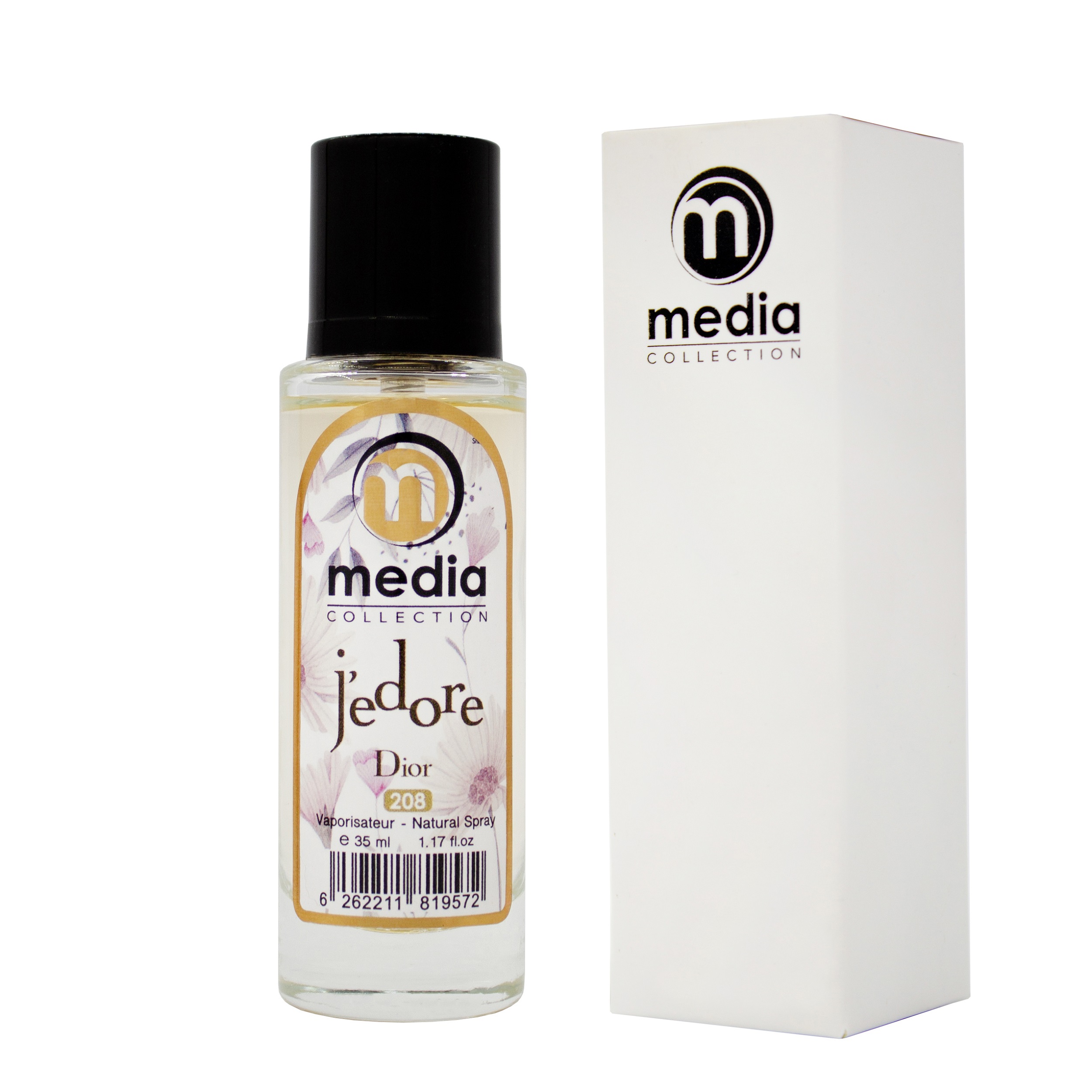 عطر جیبی زنانه مدیا مدل jadore حجم 35 میلی لیتر