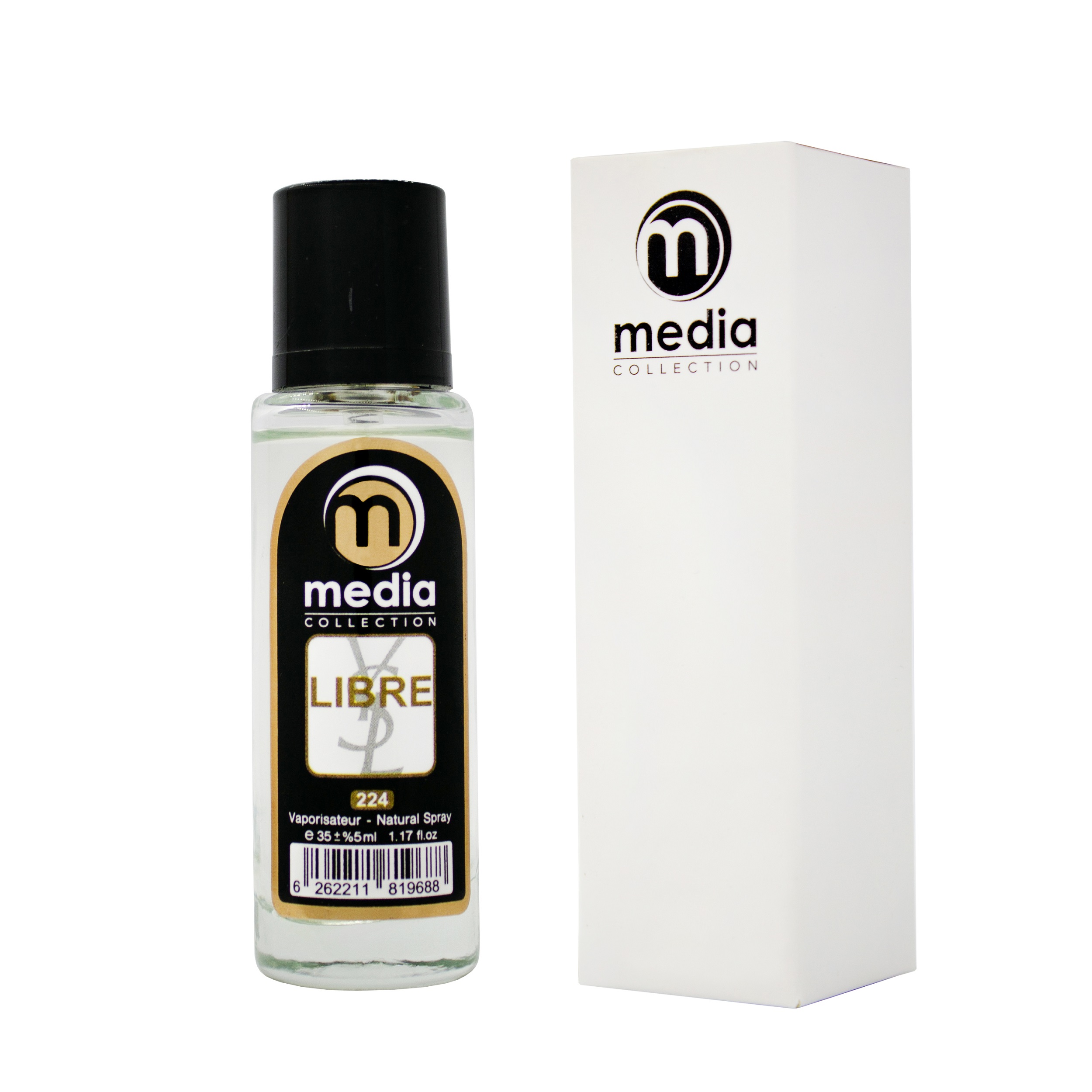 عطر جیبی زنانه مدیا مدل libre حجم 35 میلی لیتر
