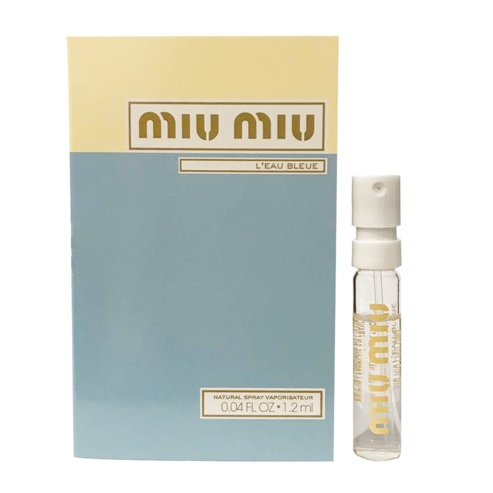 عطر جیبی زنانه میو میو مدل leau bleue حجم 1.2 میلی لیتر