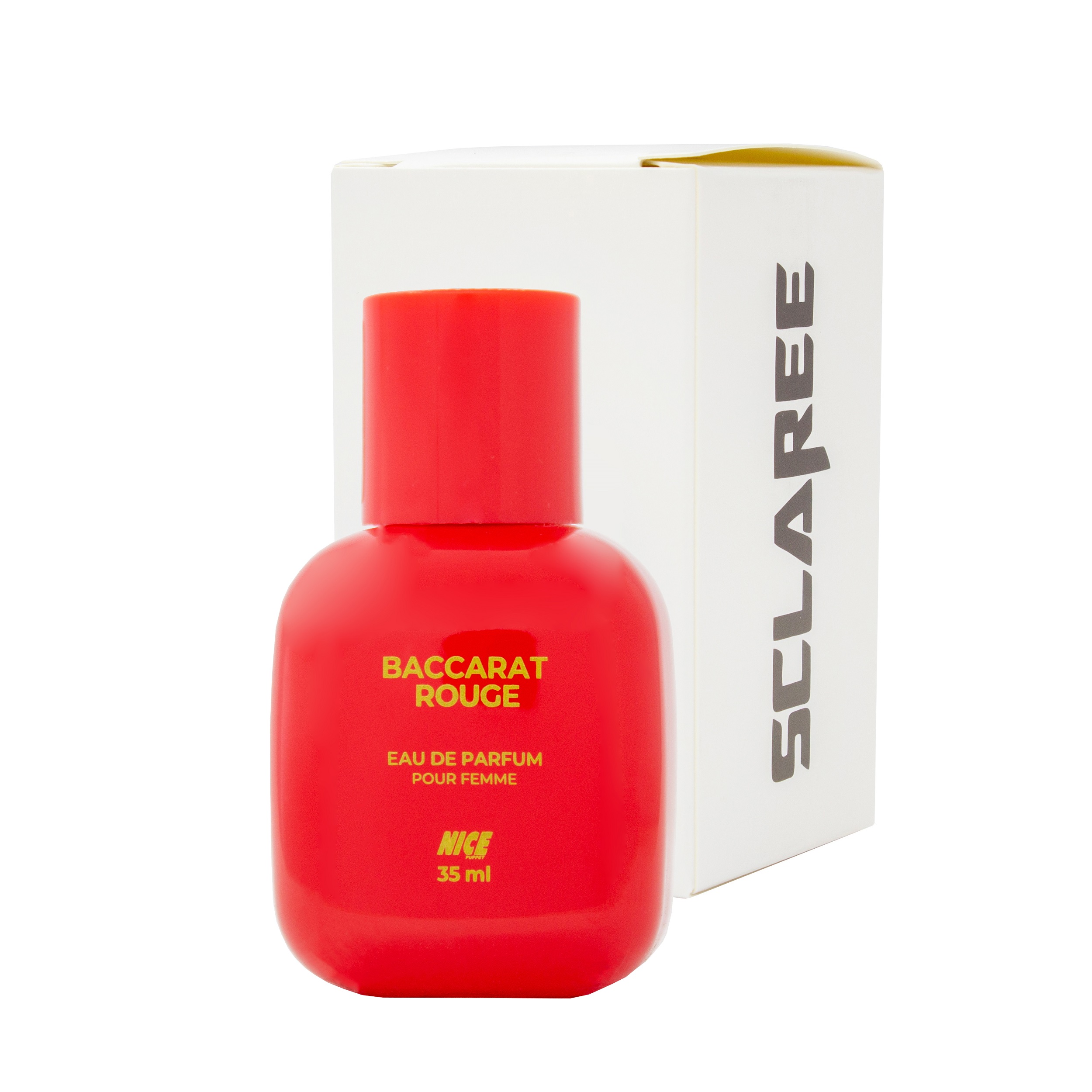 عطر جیبی زنانه نایس پاپت مدل baccarat rouge حجم 35 میلی لیتر