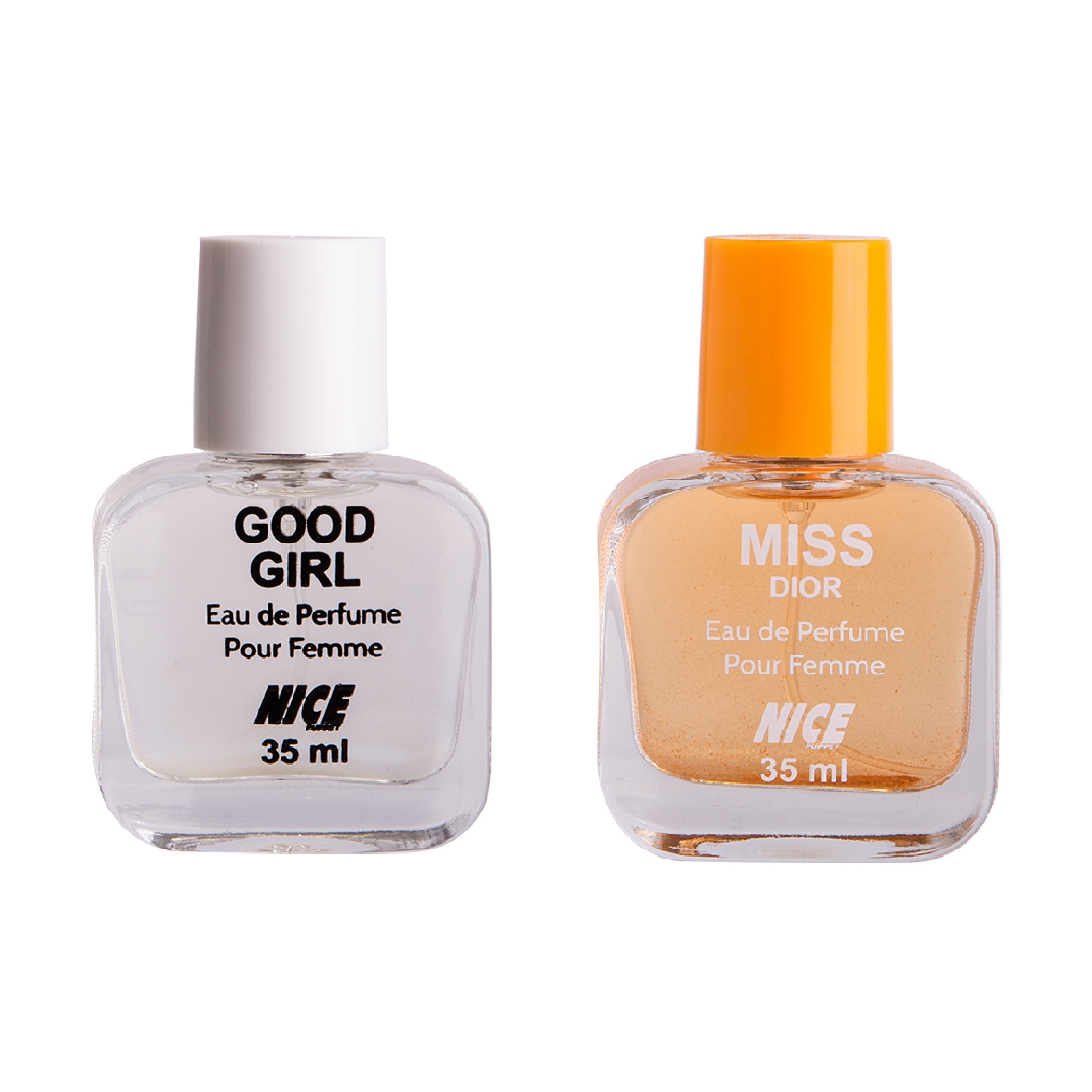 عطر جیبی زنانه نایس پاپت مدل miss dior حجم 35 میلی لیتر به همراه عطر جیبی زنانه نایس پاپت مدل good girl
