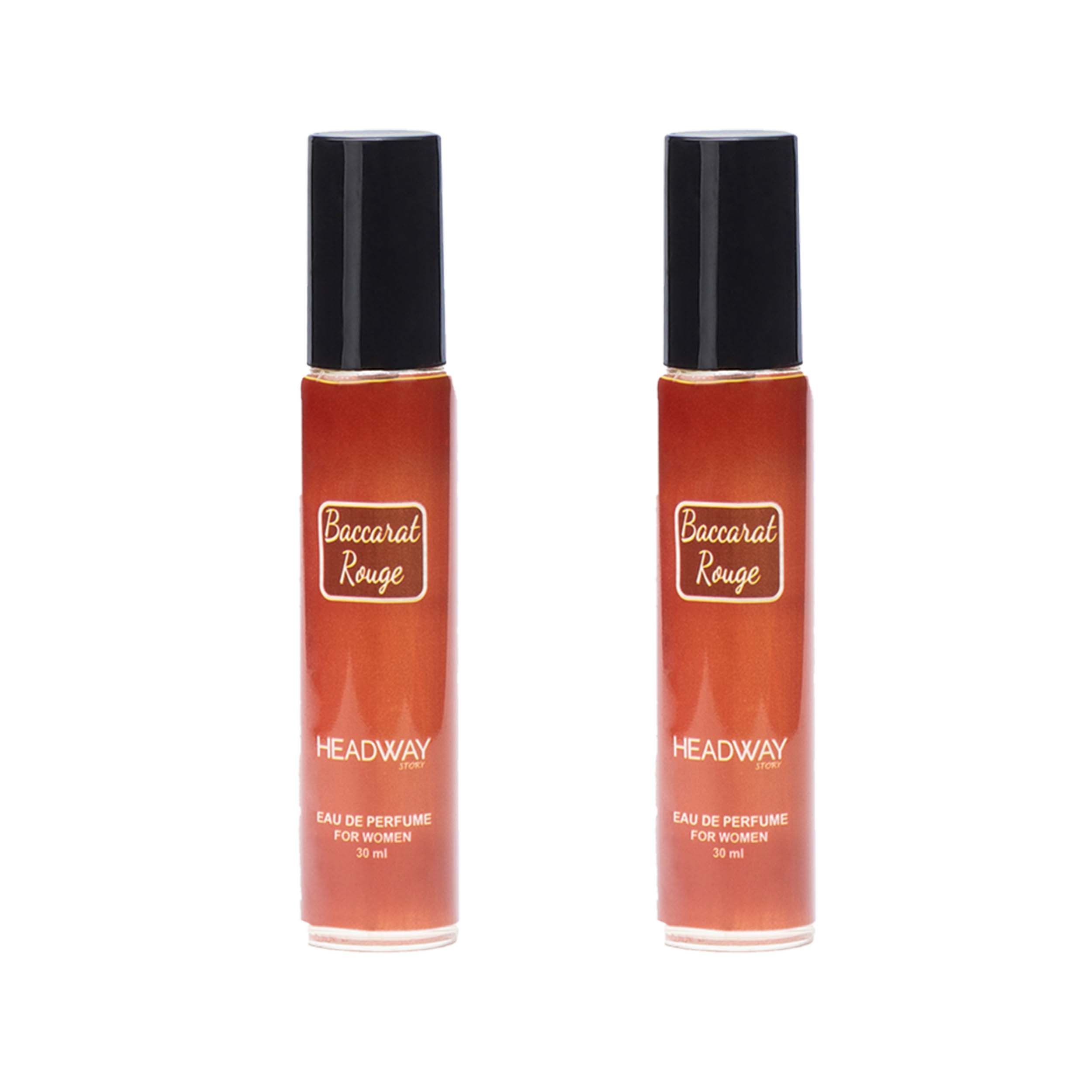 عطر جیبی زنانه هدوی استوری مدل کورکجان باکارات رژ حجم 30 میلی لیتر مجموعه 2 عددی
