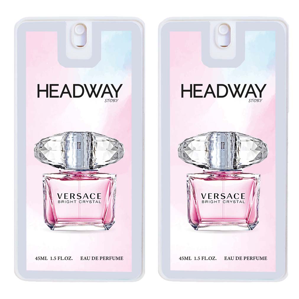عطر جیبی زنانه هدوی مدل ورساچه برایت کریستال حجم 45 میلی لیتر مجموعه 2 عددی