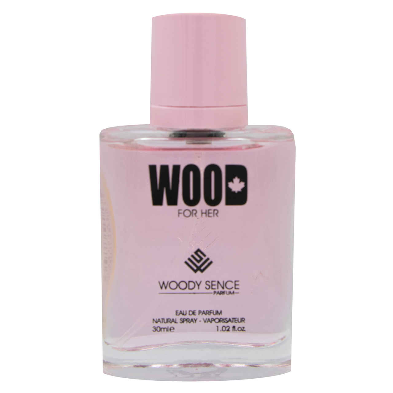 عطر جیبی زنانه وودی سنس مدل wood for her حجم 30 میلی لیتر