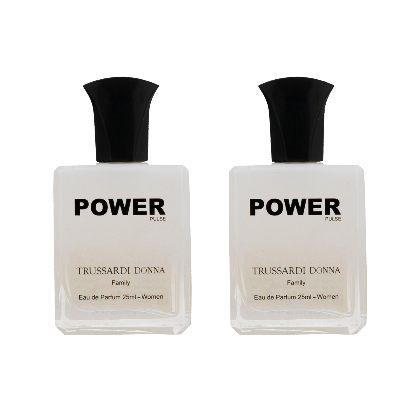 عطر جیبی زنانه پاور پالس مدل trussardi donna حجم 25 میلی لیتر بسته 2 عددی