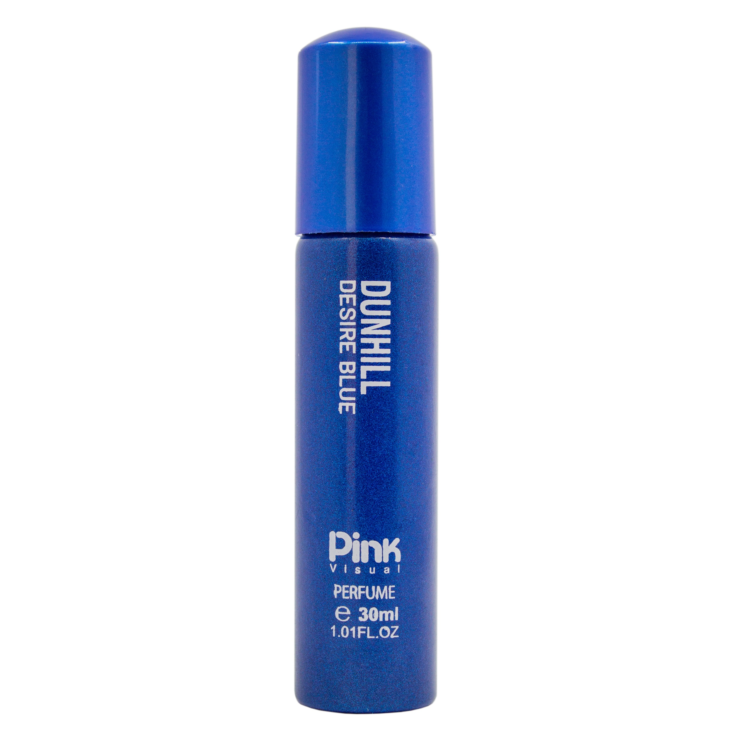 عطر جیبی زنانه پینک ویژوآل مدل dunhill desire blue حجم 30 میلی لیتر
