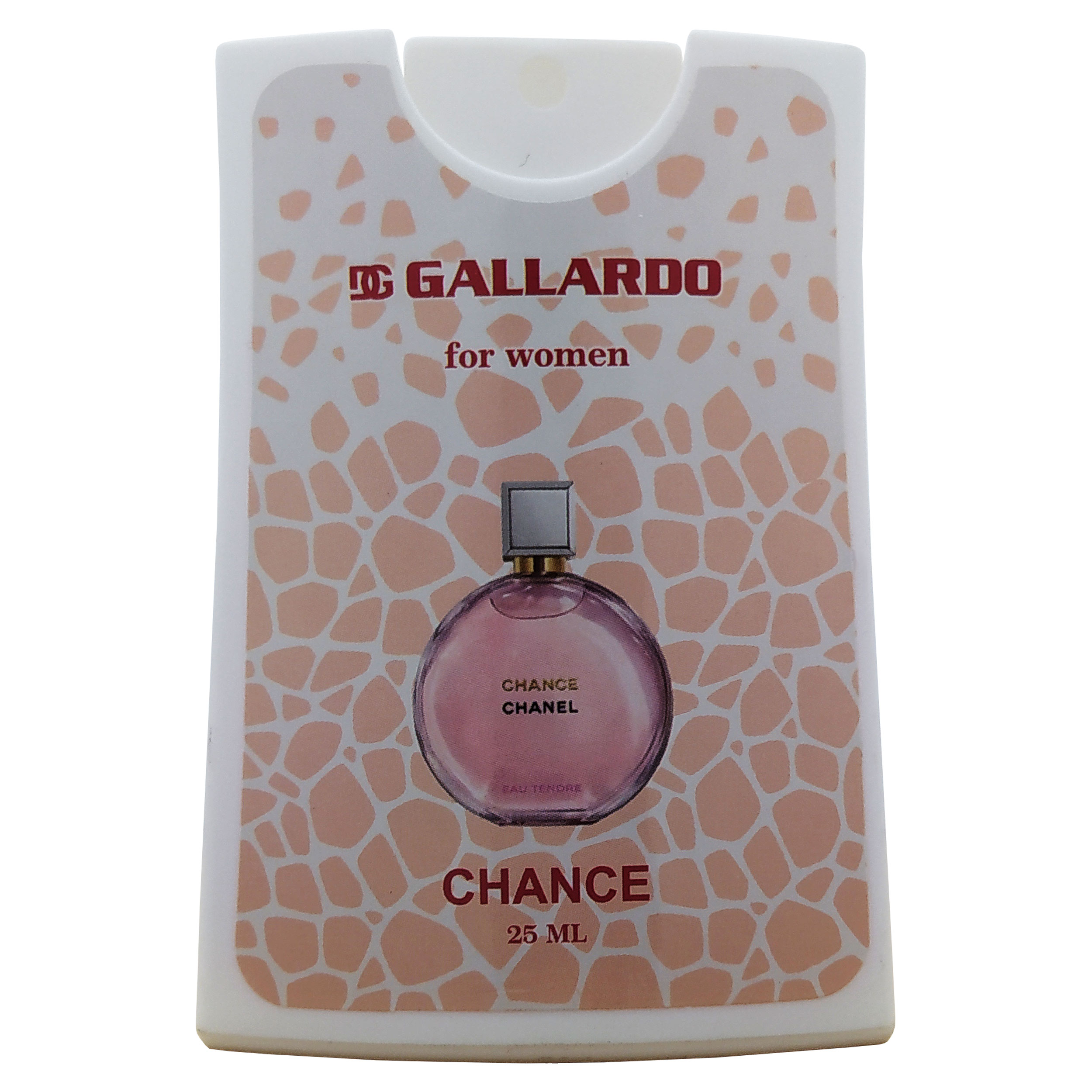 عطر جیبی زنانه گالاردو مدل chance chanel حجم 25 میلی لیتر