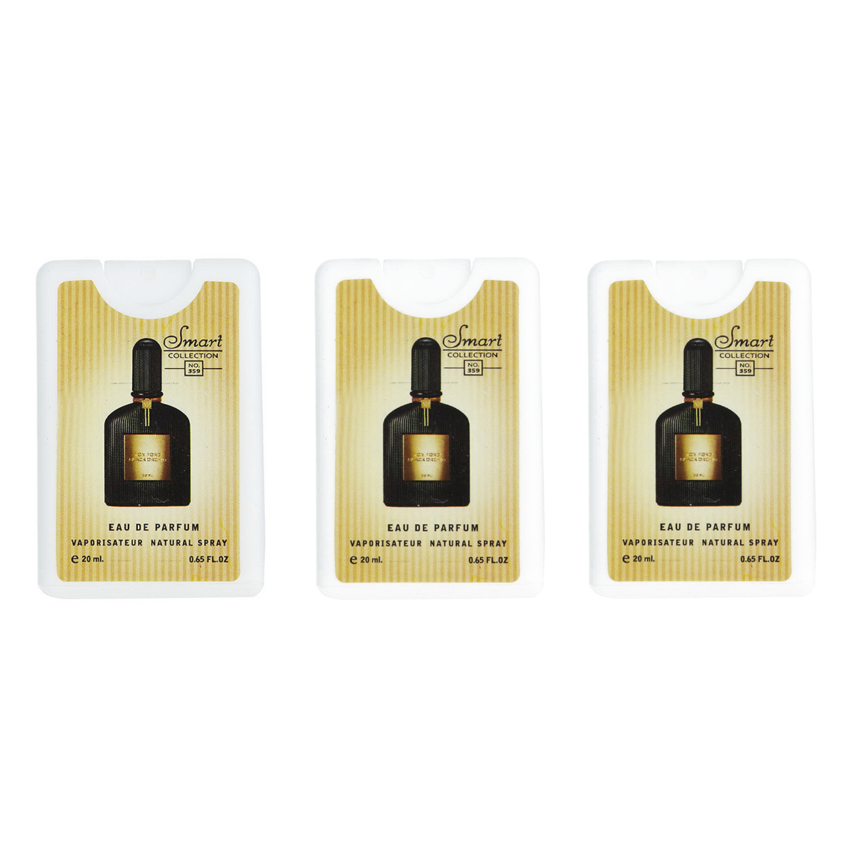 عطر جیبی مردانه اسمارت کالکشن مدل tomford حجم 20 میلی لیتر مجموعه 3 عددی