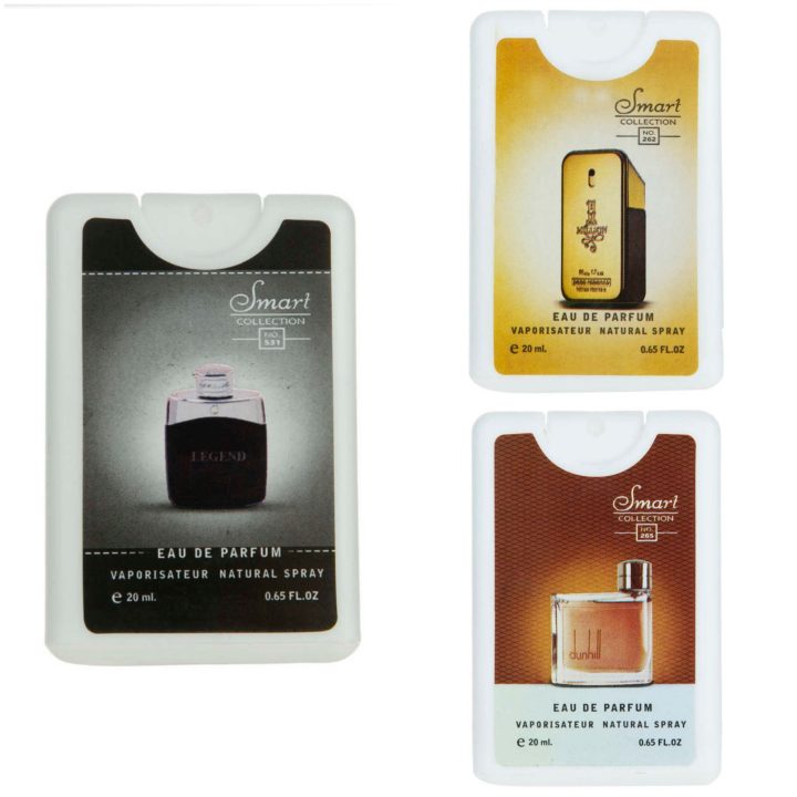 عطر جیبی مردانه اسمارت کالکشن مدل لجند وان ملیون دانهیل حجم 20 میلی لیتر بسته 3 عددی
