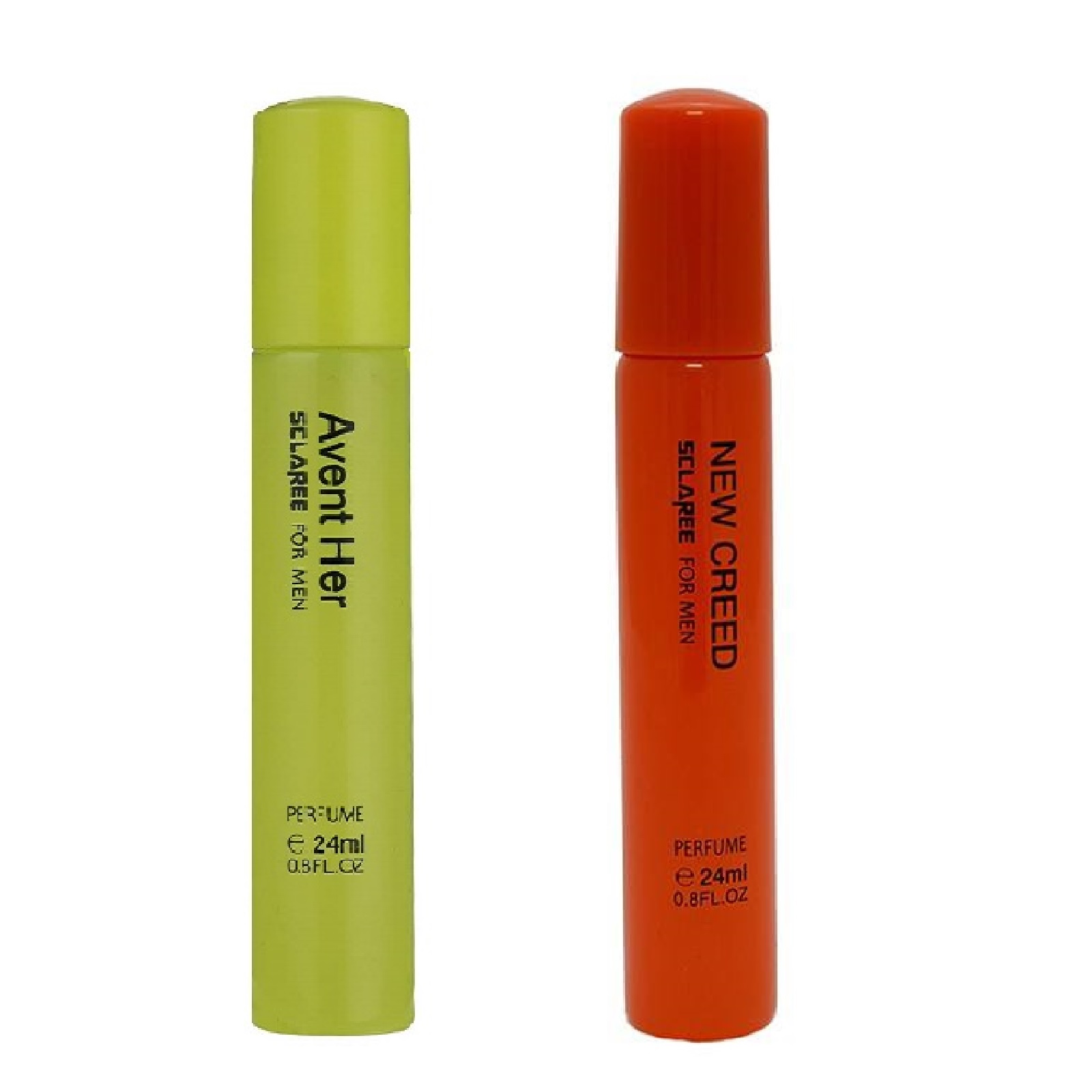 عطر جیبی مردانه اسکلاره مدل crd aventus new حجم 24 میلی لیتر به همراه عطر جیبی زنانه اسکلاره مدل avent her حجم 24 میلی لیتر