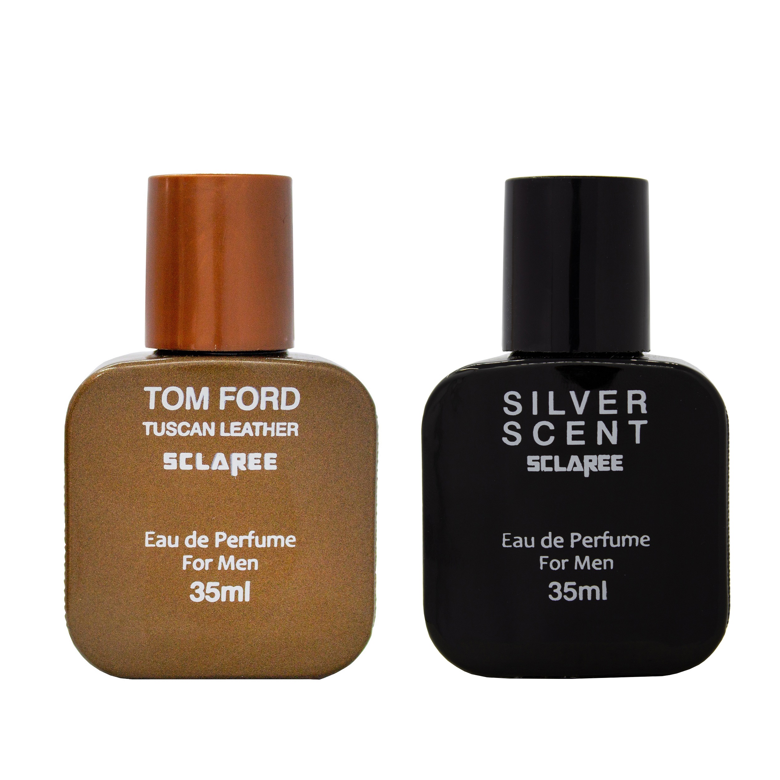 عطر جیبی مردانه اسکلاره مدل silver scent حجم 35 میلی لیتر به همراه عطر جیبی مردانه اسکلاره مدل tom ford