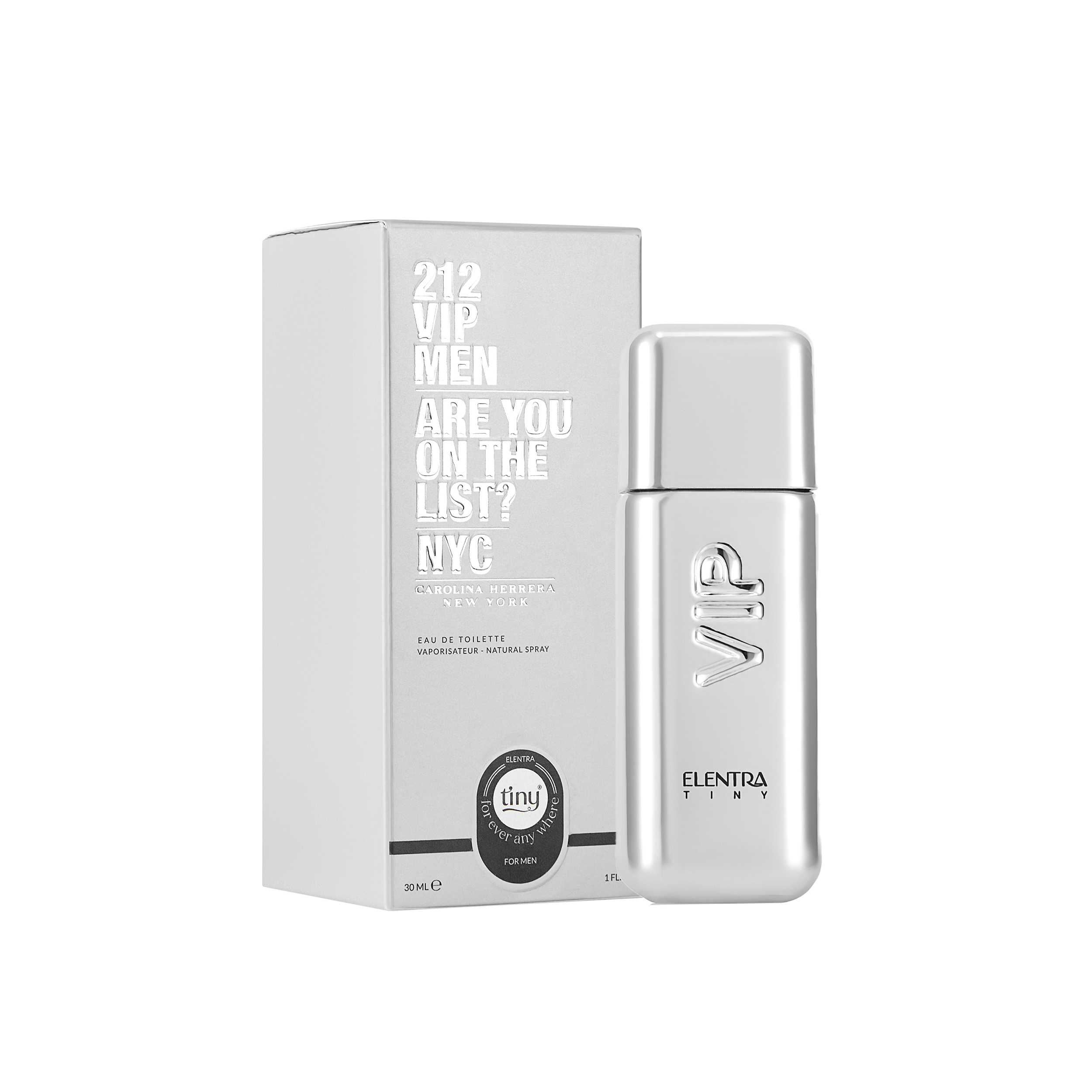 عطر جیبی مردانه النترا تاینی مدل 212vip حجم 30 میلی لیتر
