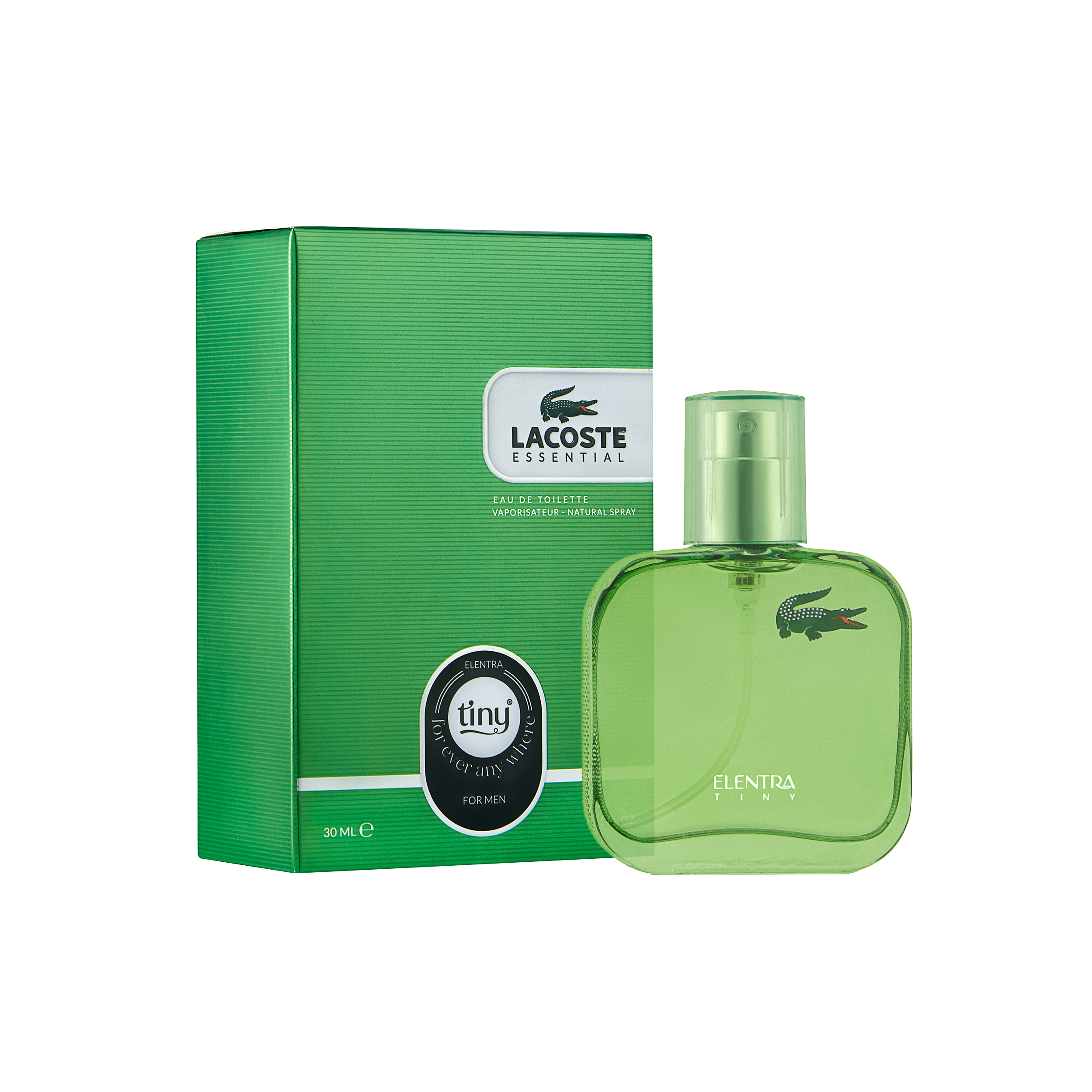 عطر جیبی مردانه النترا تاینی مدل lacoste essentional حجم 30 میلی لیتر