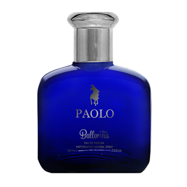 عطر جیبی مردانه بالرینا مدل paolo حجم 30 میلی لیتر