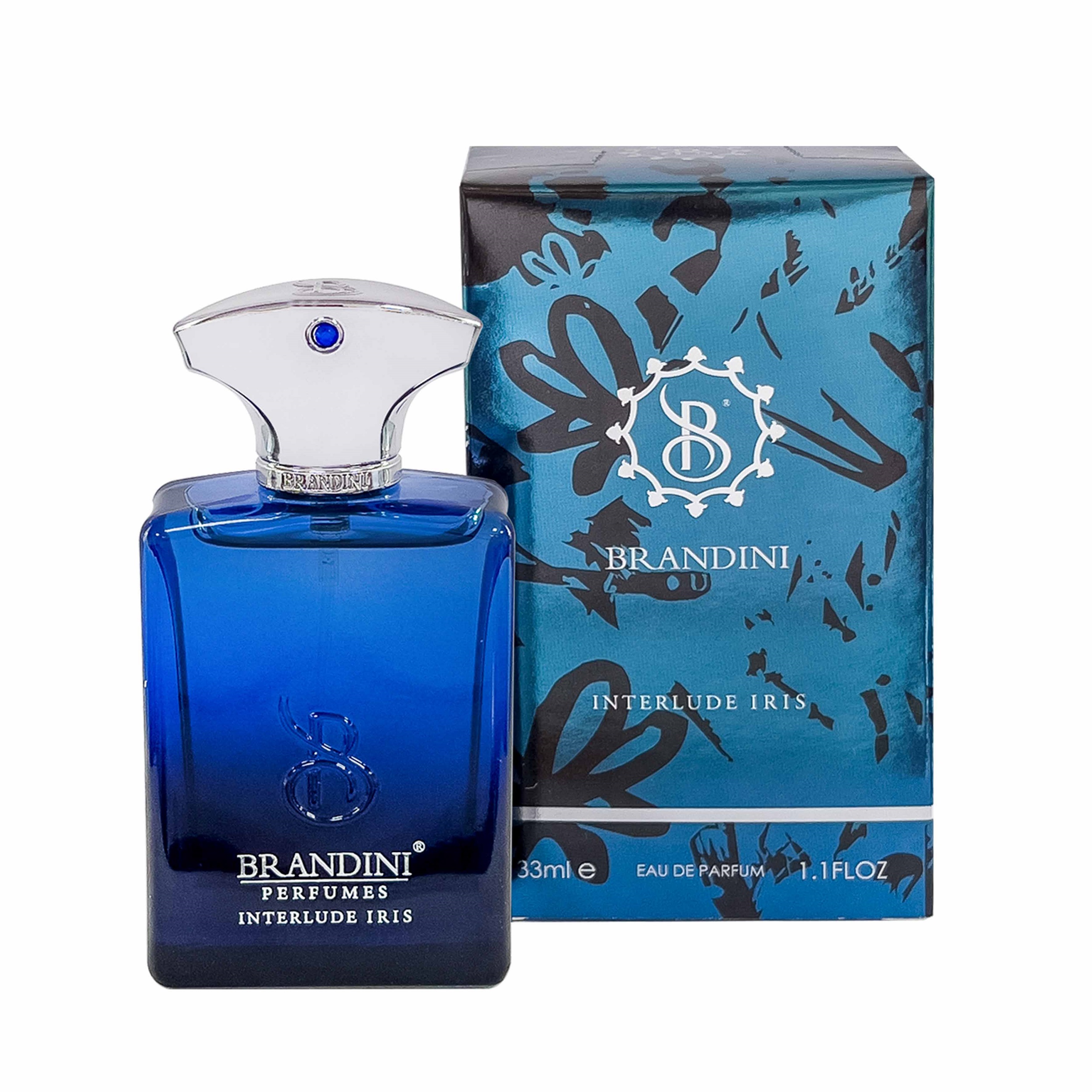 عطر جیبی مردانه برندینی مدل interlude iris حجم 33 میلی لیتر