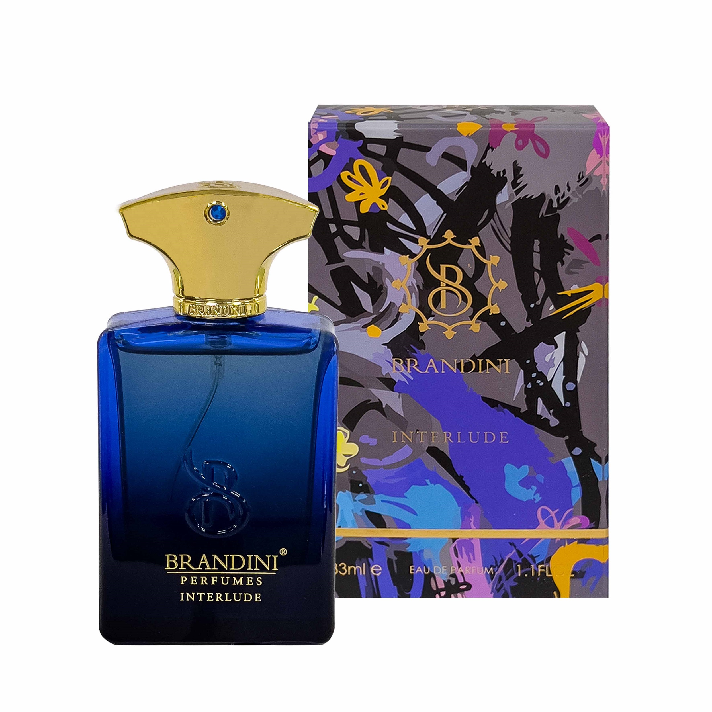 عطر جیبی مردانه برندینی مدل interlude حجم 33 میلی لیتر