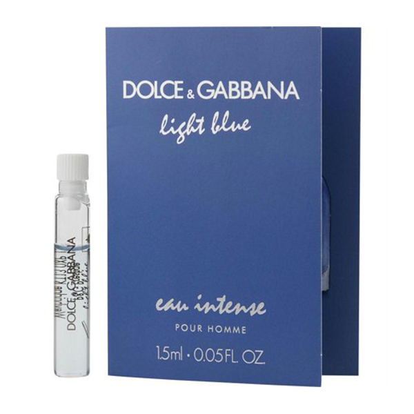 عطر جیبی مردانه دولچه اند گابانا مدل light blue eau intense حجم 1.5 میلی لیتر