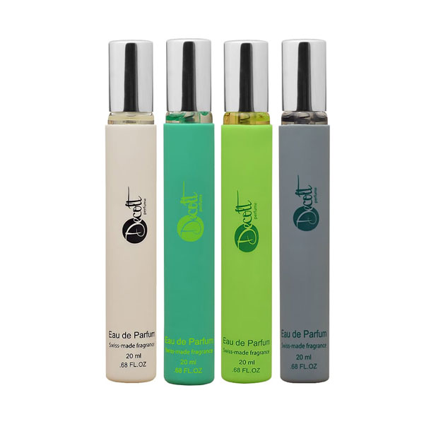 عطر جیبی مردانه دکلت مدل joseph حجم 20 میلی لیتر مجموعه 5 عددی