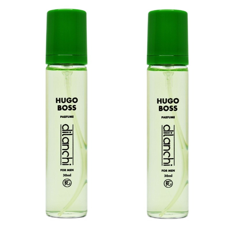 عطر جیبی مردانه دیلانچی مدل hugo boss حجم 30 میلی لیتر بسته دو عددی