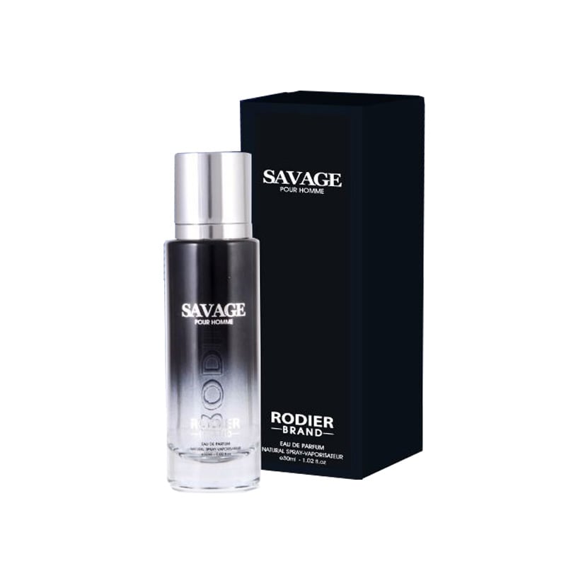 عطر جیبی مردانه رودیر مدل savage حجم 30 میلی لیتر