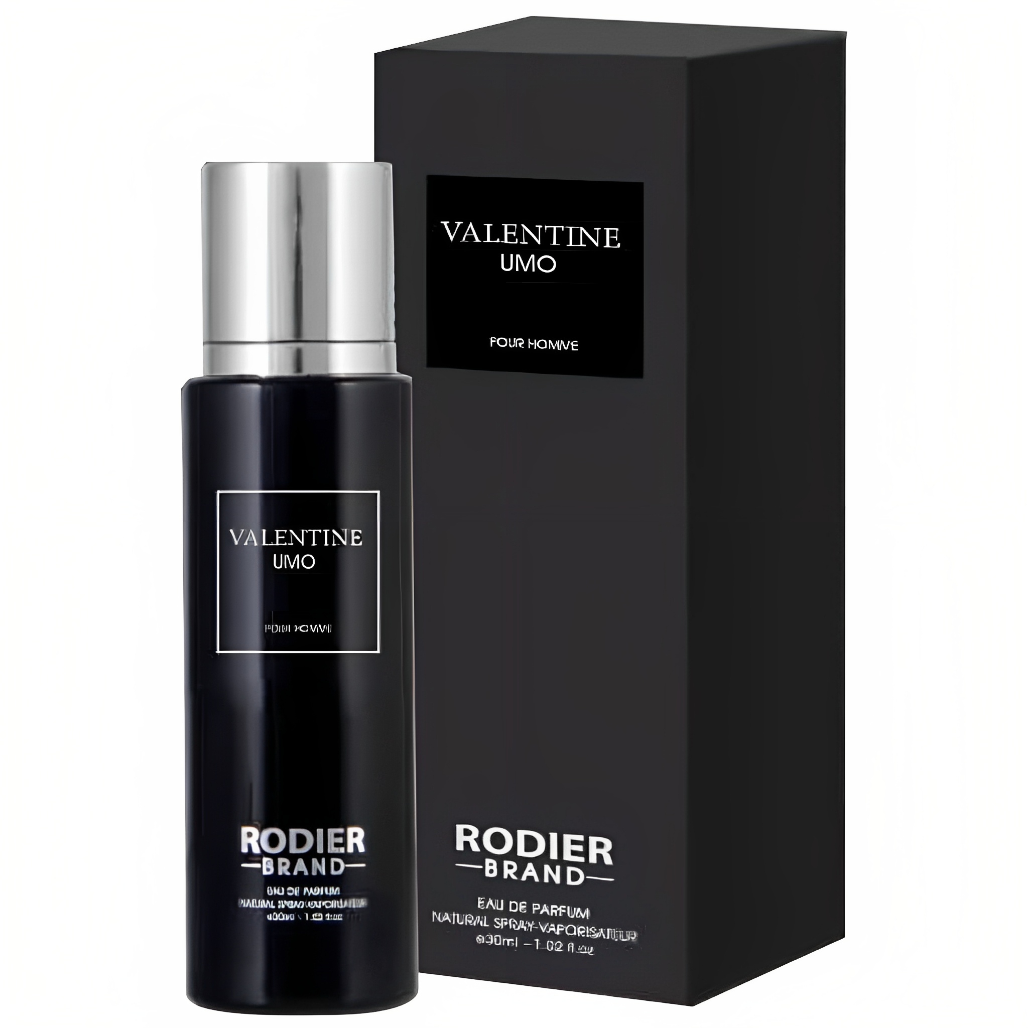 عطر جیبی مردانه رودیر مدل valentine umo حجم 30 میلی لیتر