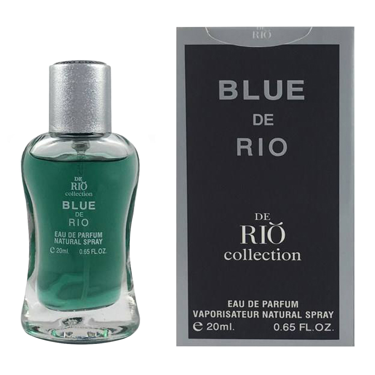 عطر جیبی مردانه ریو کالکشن مدل blue de rio حجم 20 میلی لیتر
