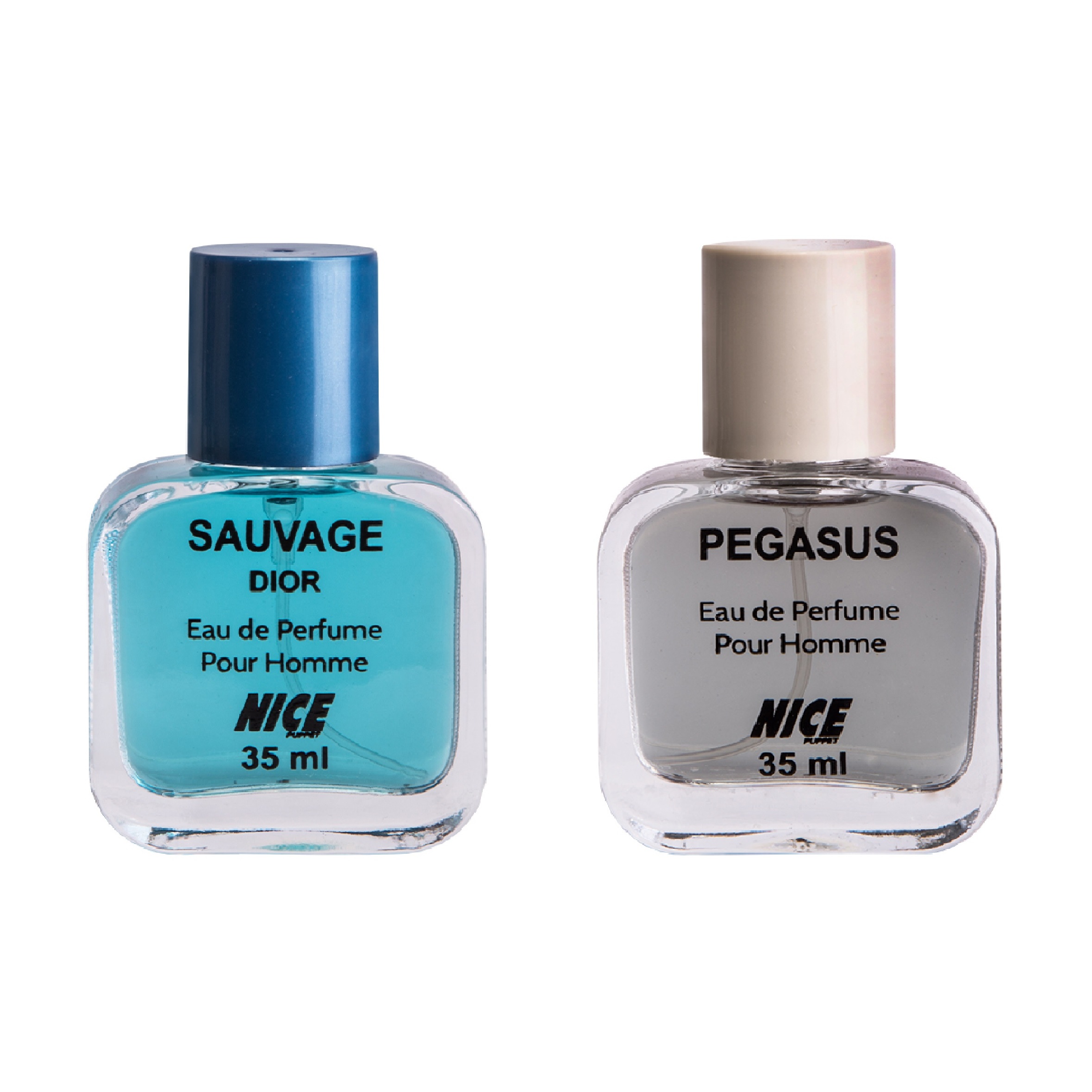 عطر جیبی مردانه نایس پاپت مدل pegasus حجم 35 میلی لیتر به همراه عطر جیبی مردانه نایس پاپت مدل sauvage dior حجم 35 میلی لیتر