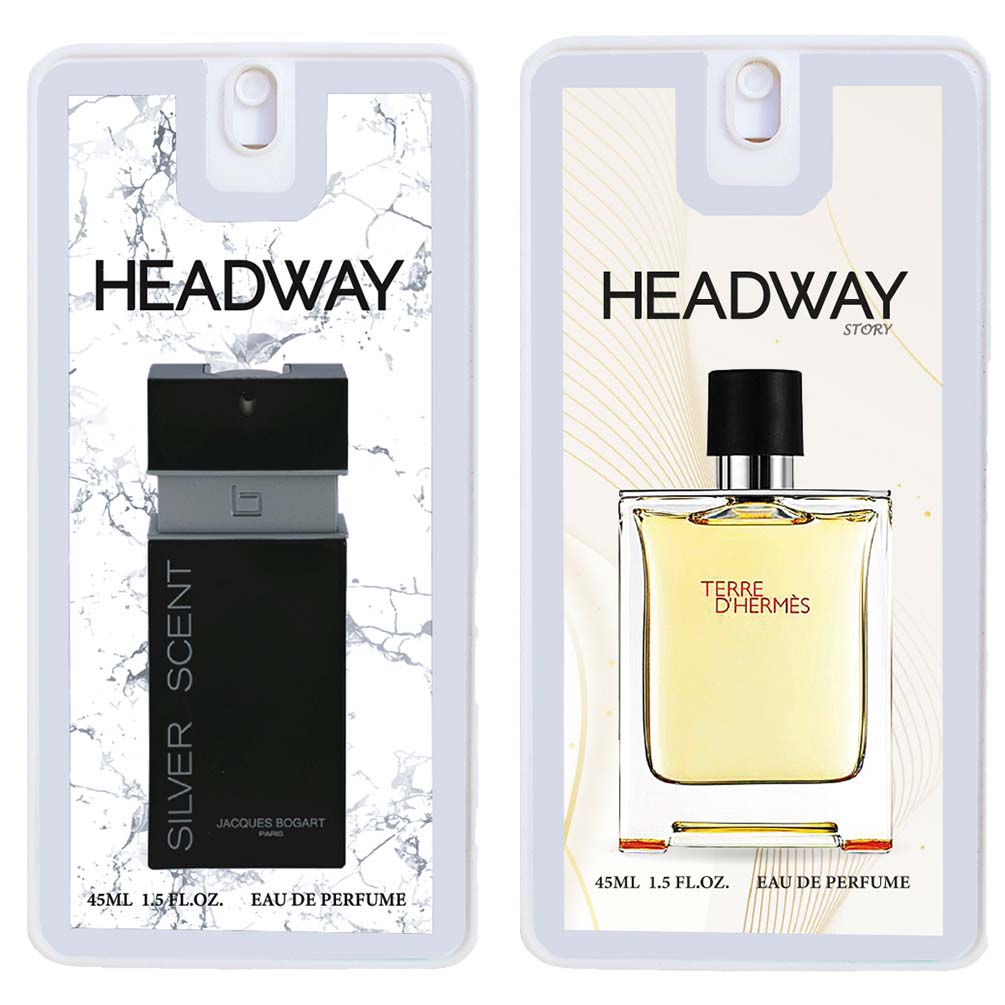 عطر جیبی مردانه هدوی مدل تق هرمس و سیلورسنت حجم 45 میلی لیتر مجموعه 2 عددی