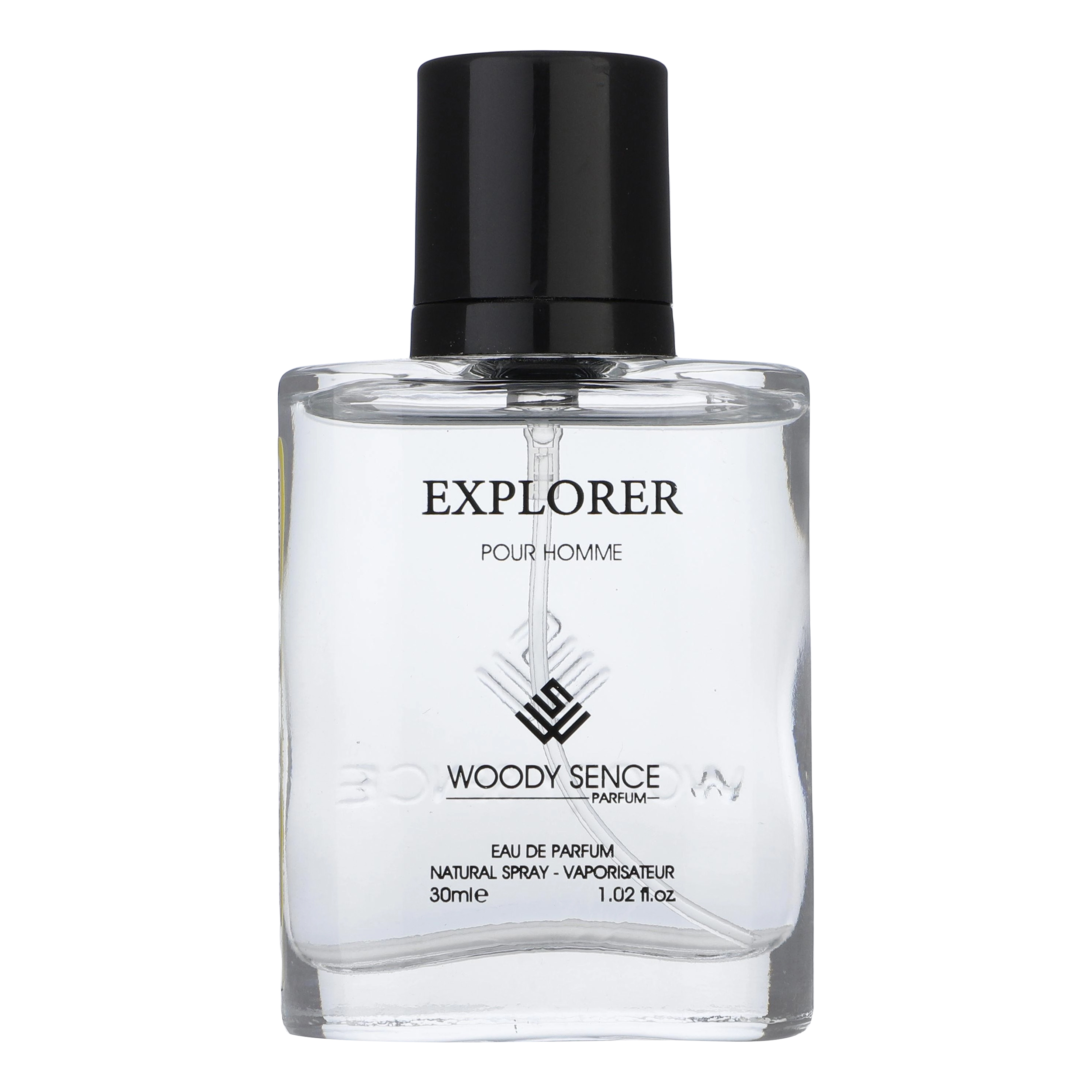 عطر جیبی مردانه وودی سنس مدل explorer حجم 30 میلی لیتر