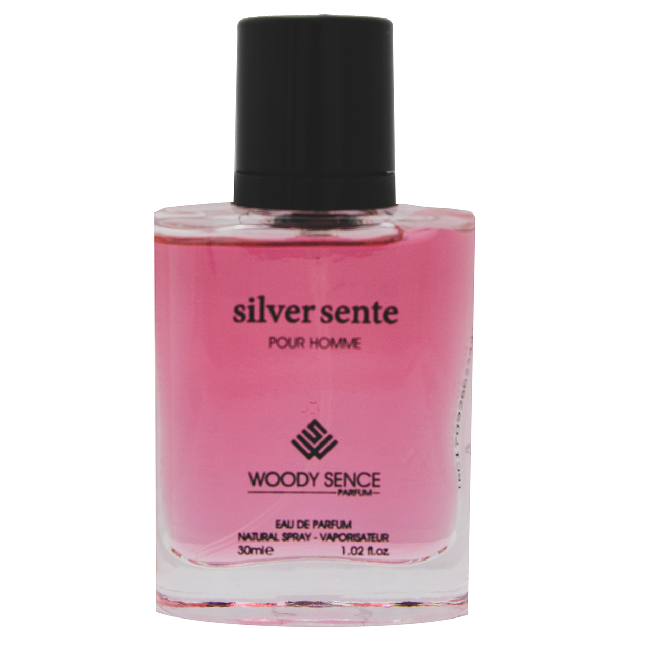 عطر جیبی مردانه وودی سنس مدل silver scent حجم 30 میلی لیتر