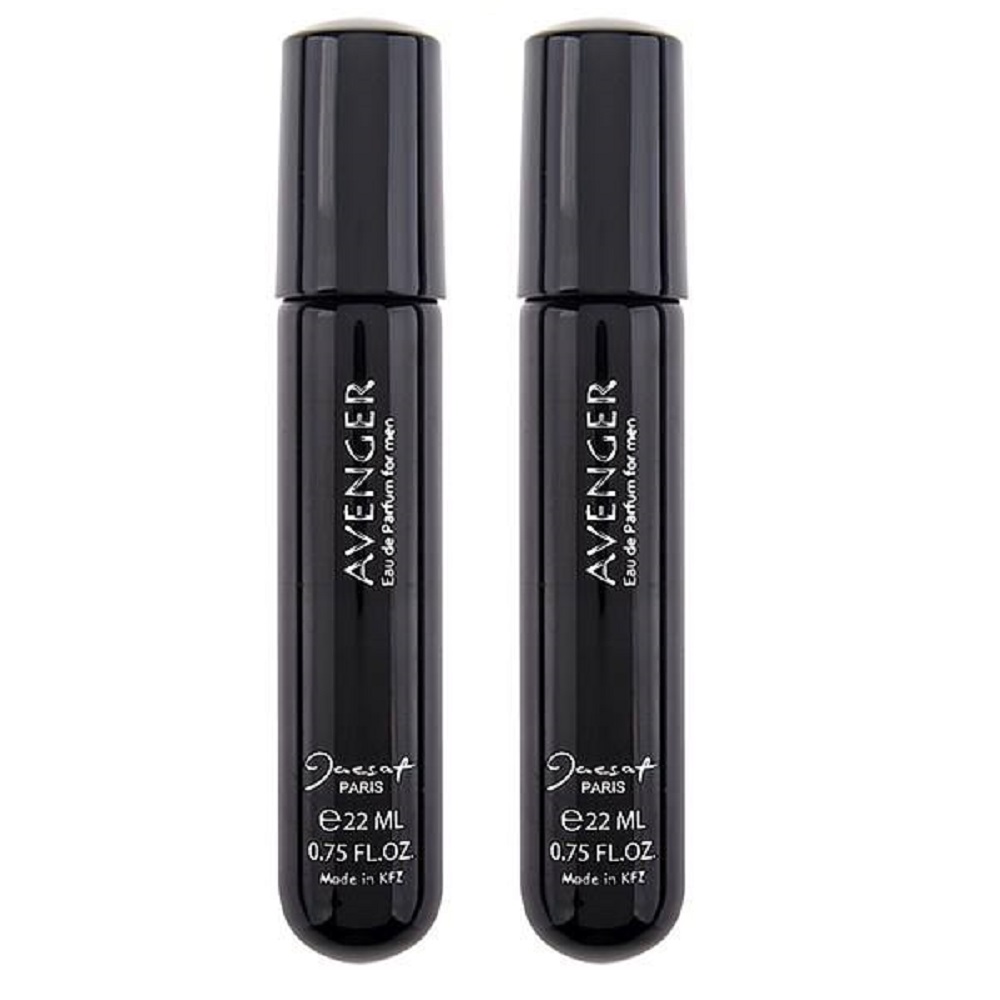 عطر جیبی مردانه ژک ساف مدل avenger حجم 22 میلی لیتر بسته 2 عددی