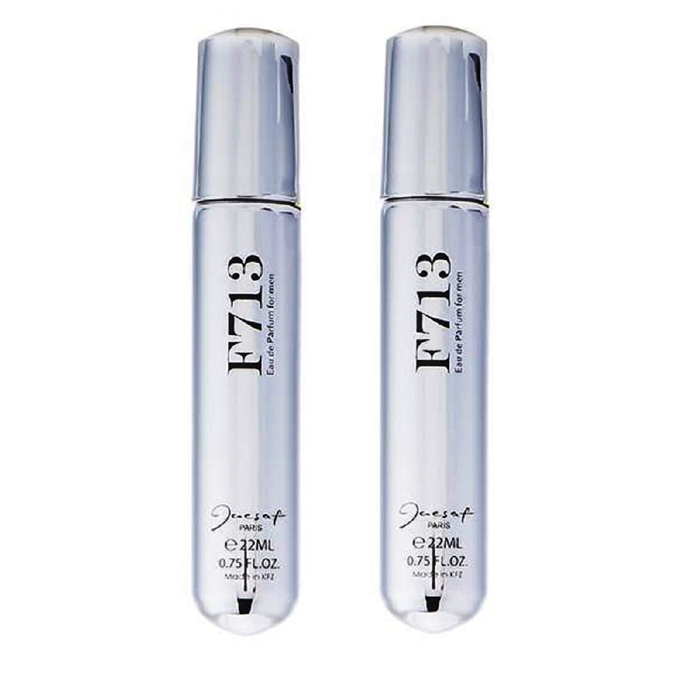 عطر جیبی مردانه ژک ساف مدل f713 حجم 22 میلی لیتر بسته 2 عددی