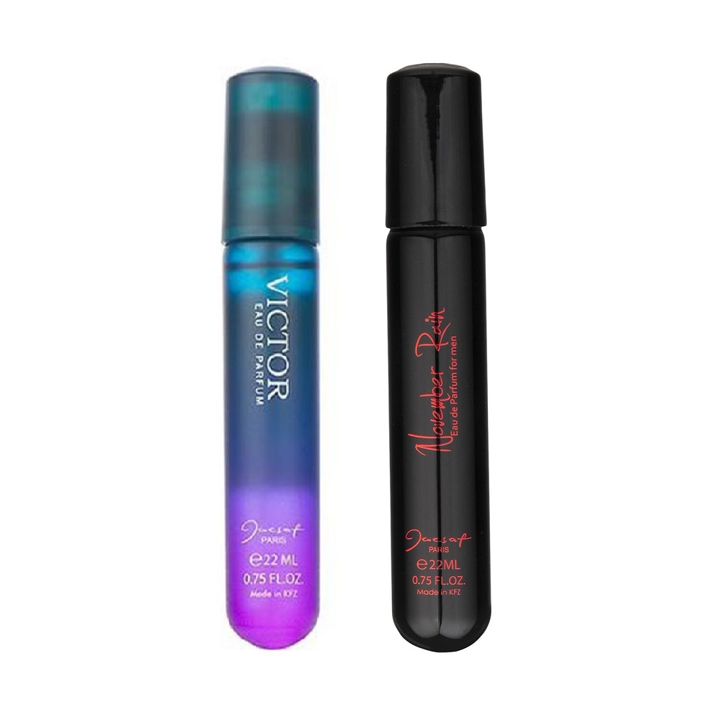 عطر جیبی مردانه ژک ساف مدل j 08 حجم 22 میلی لیتر بسته 2 عددی