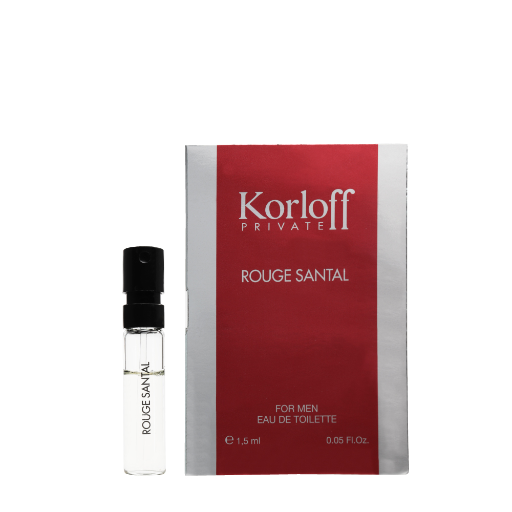 عطر جیبی مردانه کارلوف مدل rouge santal حجم 1.5 میلی لیتر