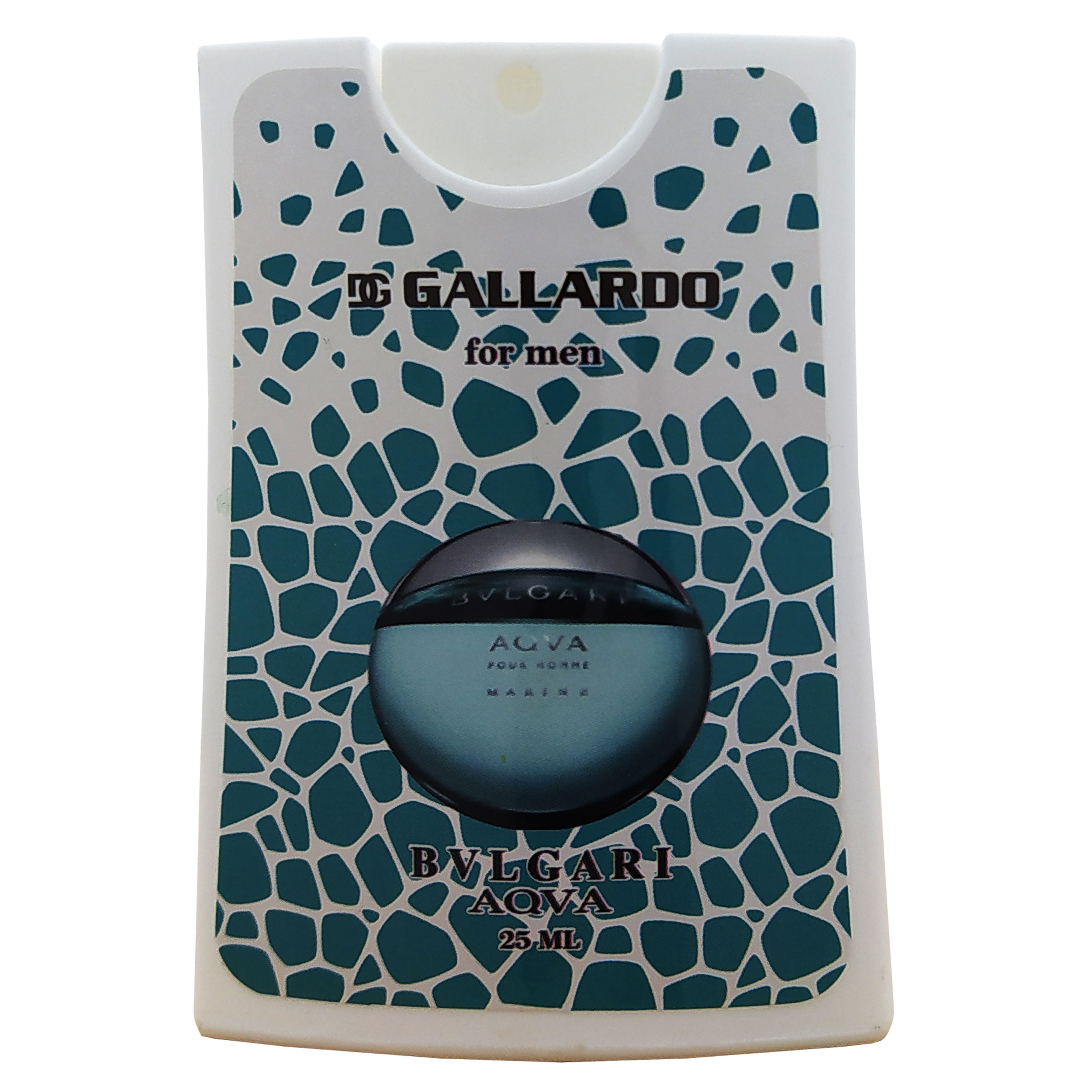 عطر جیبی مردانه گالاردو مدل aqua bvlgari حجم 25 میلی لیتر