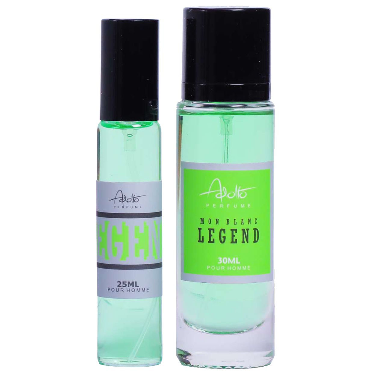 عطرجیبی مردانه آدولفو مدل legend حجم 30 میلی لیتر به همراه عطرجیبی مردانه آدولفو مدل legend حجم 25 میلی لیتر